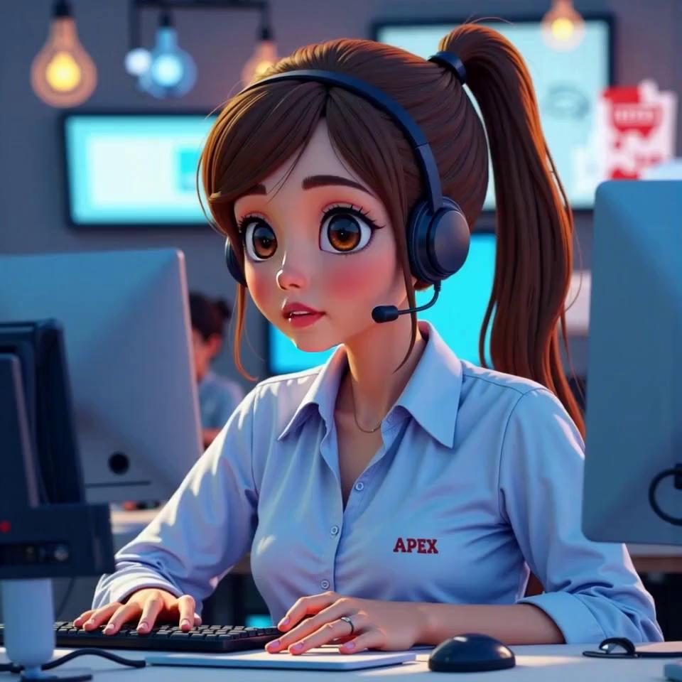 Prompt: The scheduler stops typing and get a worried look on her face. 
She blinks and then looks straight ahead. Then she says, "Oh no!, I'm so sorry to hear that!".