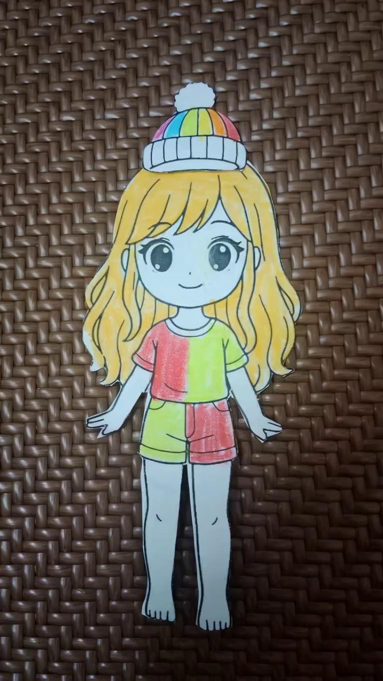 Prompt: 
"A lively 3D illustration of a cheerful little girl with long golden hair wearing a colorful rainbow beanie, half-red half-green T-shirt
"A blonde girl with a rainbow beanie, colorful shirt and shorts, joyfully running and jumping in a vibrant flower field under the golden sunlight, lively 3D style



