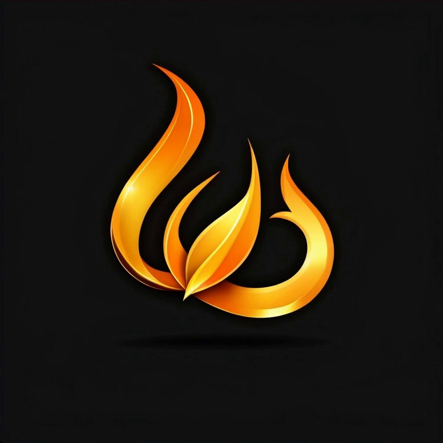 Prompt: starting from a small flame with orange, gold, yellow and flecks of red, and blossoming into a large flaming B with a 3D effect to the video