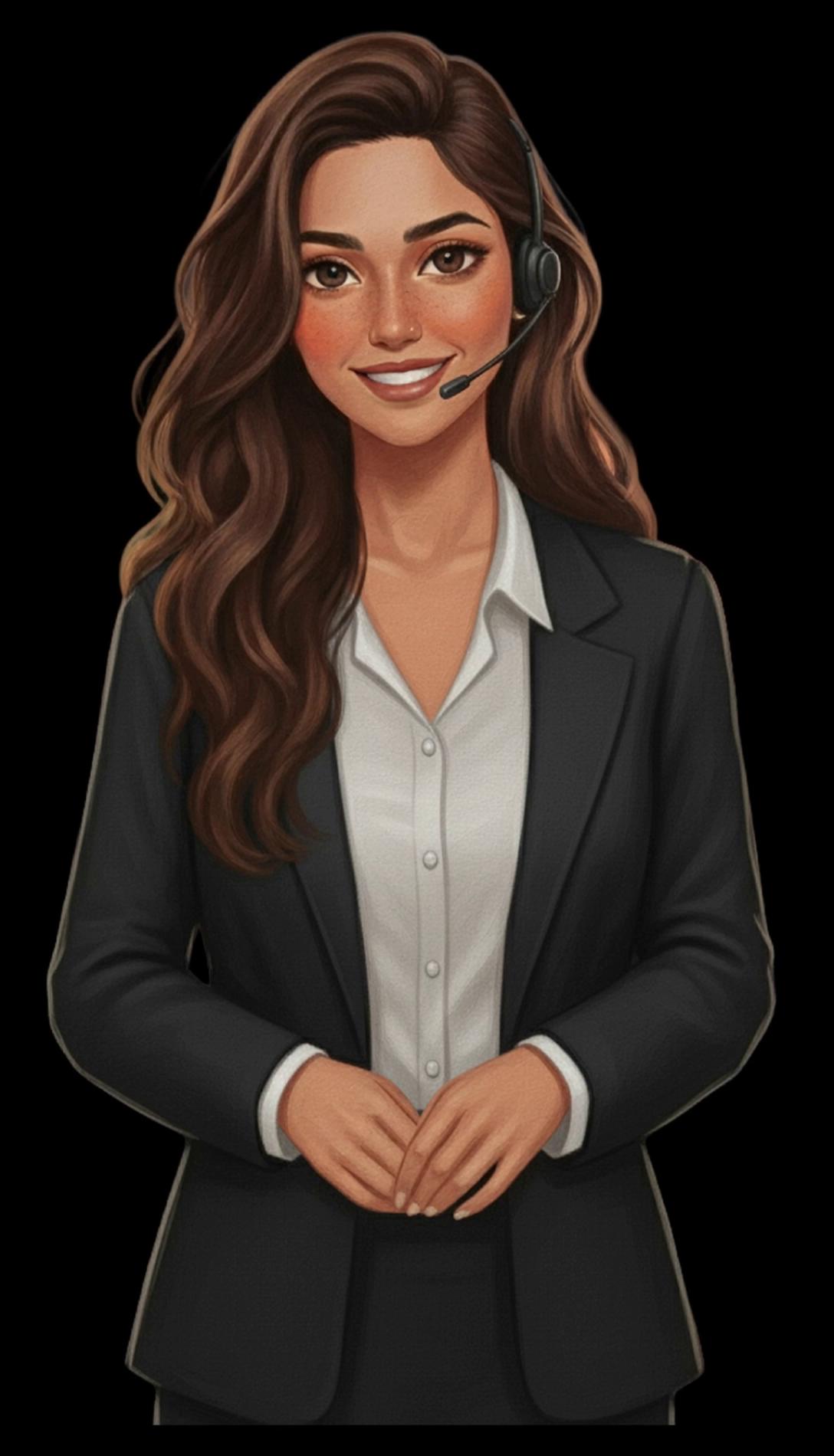 Prompt: שתלך כמה צעדים, תעשה תנועה של לב עם באצבעות ותגיד אני פה לכל שאלה