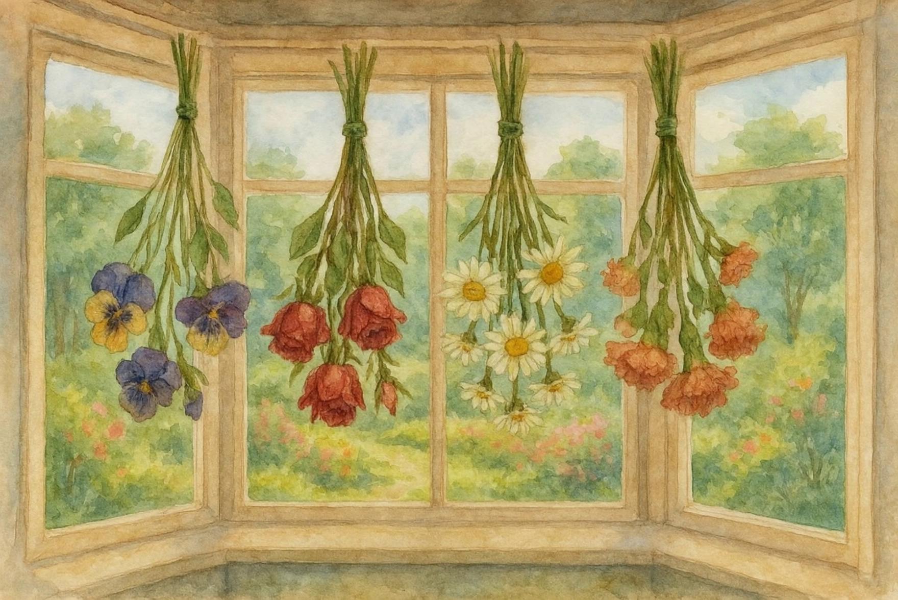 Prompt: Have a fawn walk outside by the window