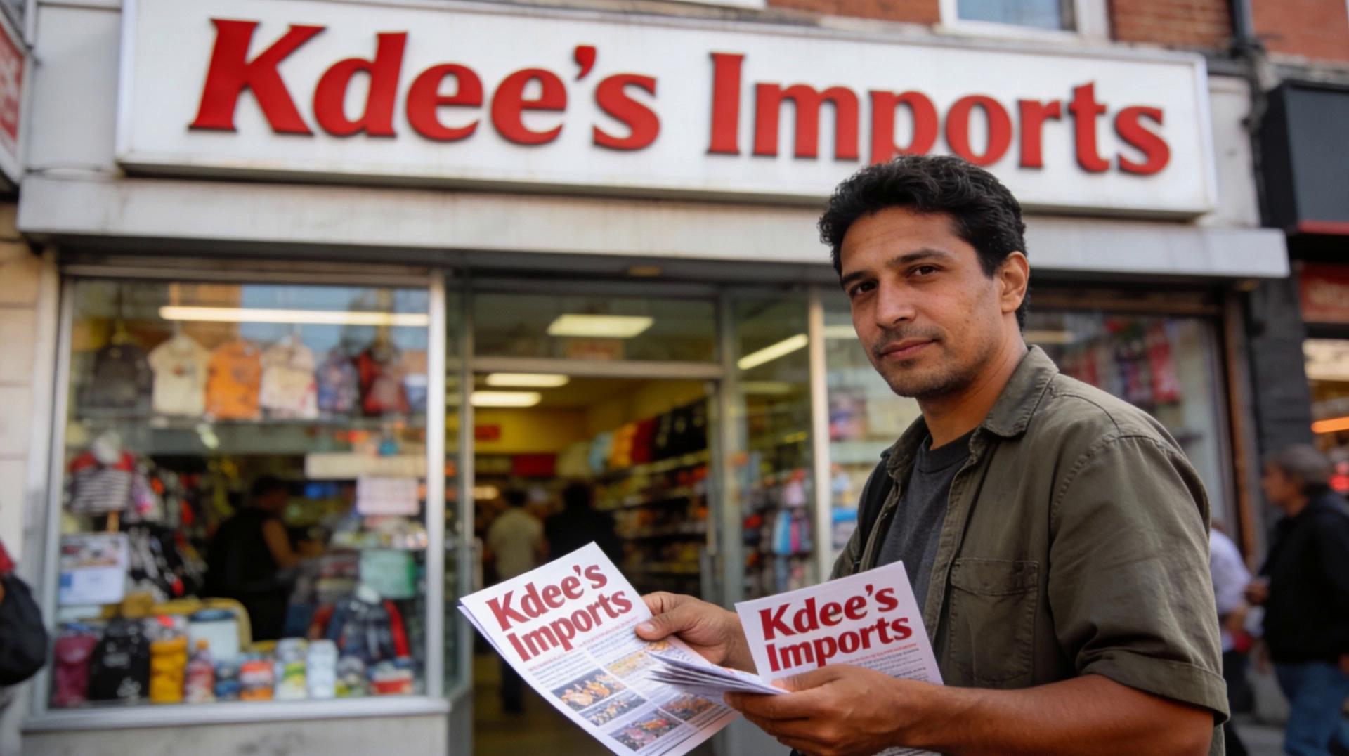 Prompt: Hi there, I'm Michal and I'm a new employee of k dees imports and I must say it's a real fun place to work the people are great employees and customers, we have a range of products for all your everyday needs so contact use online or if you're in the phoenix area come on down