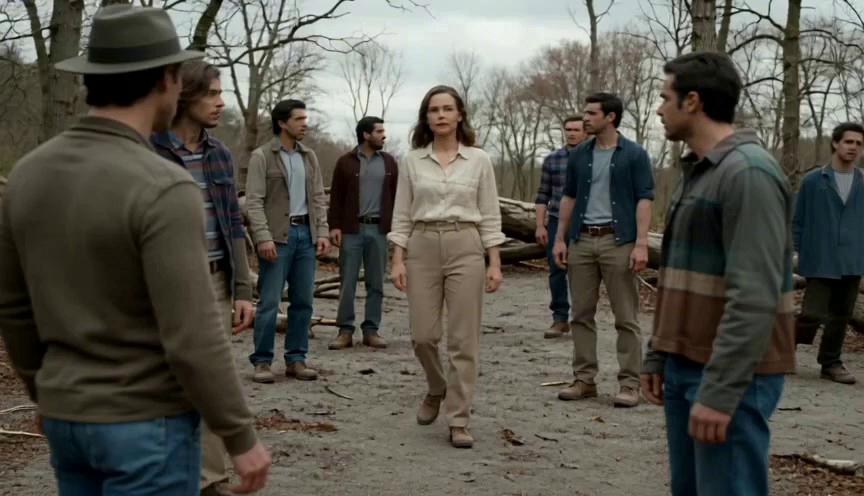 Prompt: “A cinematic scene opens in a forest that has been heavily devastated — fallen branches, grey soil, scattered trunks, and a quiet, unsettling stillness. The brunette presenter, dressed in a simple casual outfit, stands in the middle of the scene, observing the contrasting reactions of a few people around her: some worried, some confused, some trying to understand what happened. She steps forward with calm presence, looks directly at the camera, and says: ‘Clarity helps you understand what really matters.’ The visuals highlight the benefits of awareness, perspective, and thoughtful observation in moments where the environment feels overwhelming. No on‑screen text. Premium, realistic, horizontal 16:9, 7 seconds.”