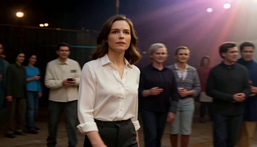Prompt: “A cinematic scene opens inside a circus environment — colorful lights, distant music, and people moving around with mixed reactions. The brunette presenter, dressed in casual clothes, walks past a large cage where a lion calmly rests, while some visitors react with curiosity, others with concern, and others simply distracted. She pauses, observing the contrast between the spectacle and the reality in front of her. She steps forward with steady confidence, looks directly at the camera, and says: ‘Clarity helps you understand what’s really happening.’ The visuals highlight the benefits of awareness, perspective, and thoughtful observation in environments designed to distract. No on‑screen text. Premium, realistic, horizontal 16:9, 7 seconds.”