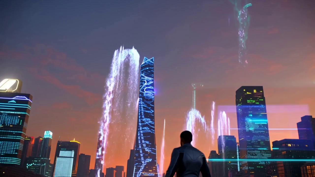 Prompt: Depict a dynamic scene showcasing the symbiosis of SEO and cybersecurity in a bustling digital landscape. Imagine a glowing, futuristic cityscape at twilight, where skyscrapers are adorned with bright neon codes and intricate circuit patterns illuminating the streets below. In the foreground, a figure clad in a sleek, tech-inspired suit stands confidently, gazing towards a massive digital screen displaying SEO analytics and security metrics. The atmosphere is charged with a blend of urgency and innovation, with data streams cascading like waterfalls around them. Wisps of data smoke curl around the figure’s feet, while holographic shields pulse gently, symbolizing cybersecurity. Use cinematic lighting to create a striking contrast between shadows and bright neon colors, enhancing the high-tech theme.