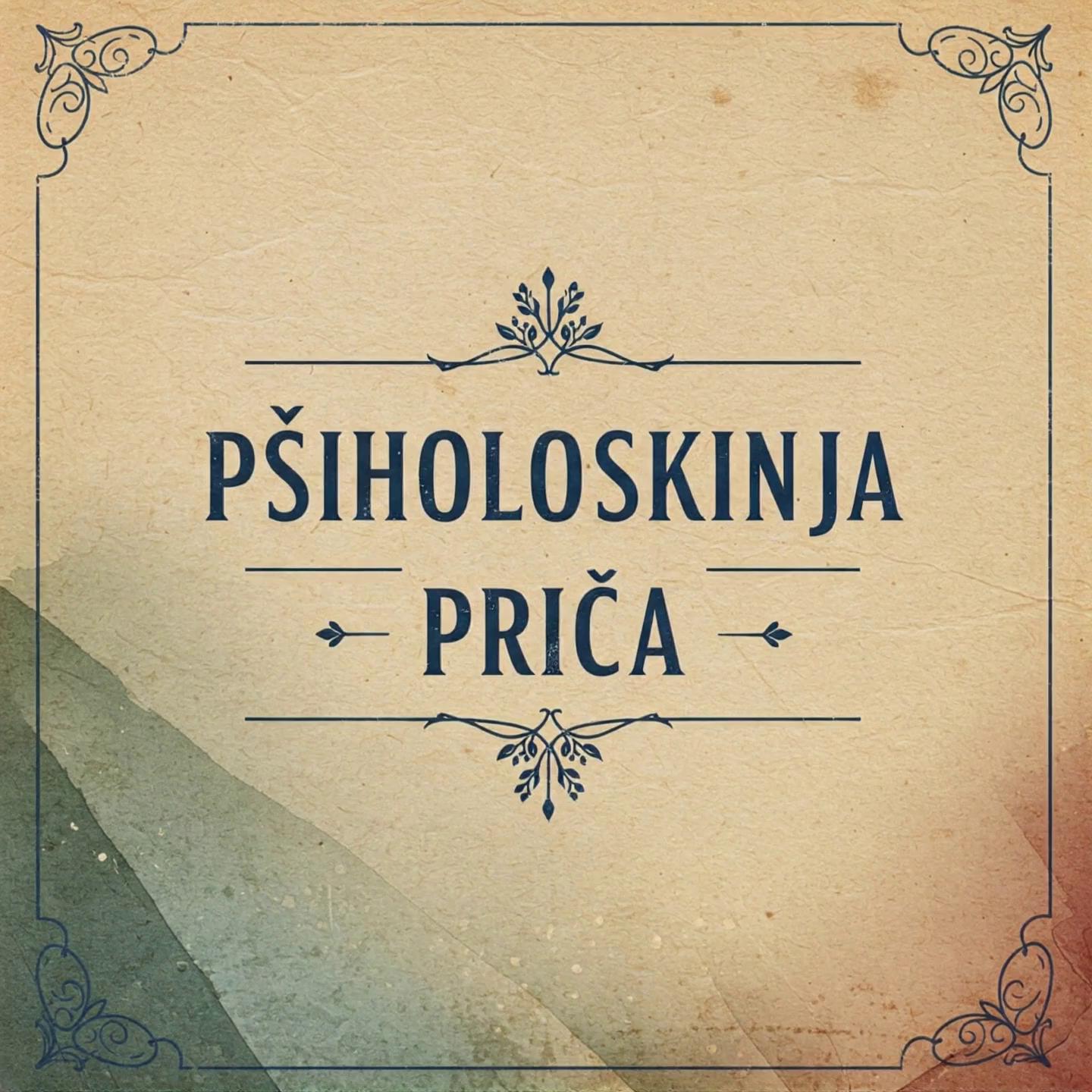 Prompt: Animated logo : PSIHOLOSKINJA PRICA