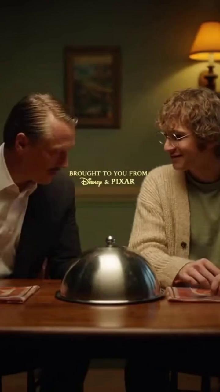 Prompt: Brought to you from Disney and Pixar [0:00 – 0:02]
Hannibal (deep, calm, sinister voice, whisper): "I think it's mine."
Dahmer (nervous, playful voice, smirking): "Not if I get it first."

[0:03 – 0:05]
Door bursts open. Mexican Lady (cheerful, loud voice) enters carrying steaming tray of tamales.
Mexican Lady: "¡Hagan espacio para los tamales!" 
(Translation: "Make room for the tamales!")

[0:06 – 0:08]
Mexican Lady (playful voice): "¿Quién quiere tamales?" 
(Translation: "Who wants tamales?")
Hannibal and Dahmer exchange glances, slowly reach for tamales.

[0:09 – 0:10]
Both Hannibal and Dahmer eat tamales quietly, crumbs on lips. Meat forgotten.
Dahmer (muttering, half-smile): "Well… this is better anyway."

[End Title Card / VO]
VO (neutral or comedic tone): "Tamales: The ultimate peacekeeper."
