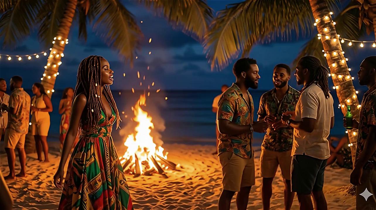 Prompt: @Aillinahs is flirting with the guy and he's flirting with her back, they  make eye contact and hold hands.