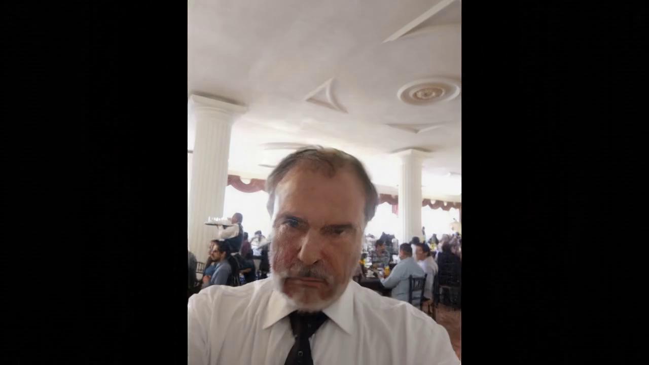 Prompt: The headmaster is trying to explain to the audience why the administration did not give them a Christmas Bonus.