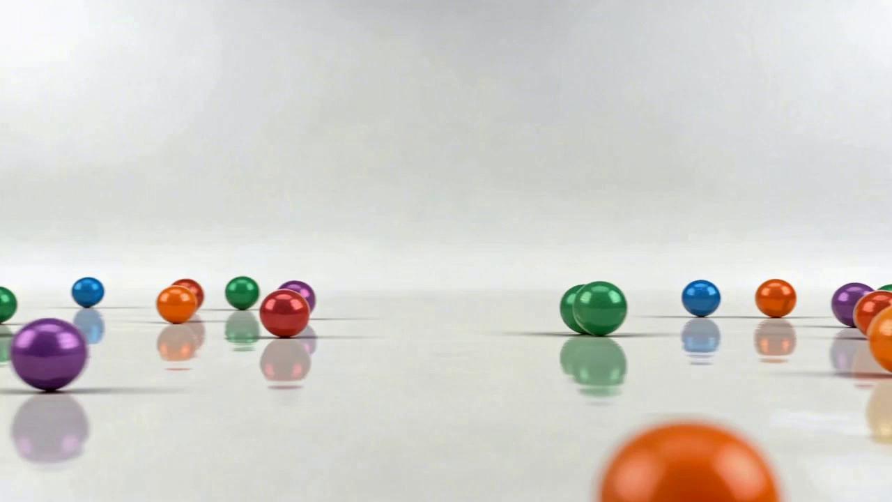 Prompt: Colorful balls rolling and stacking perfectly into a pyramid, slow motion, hyper-detailed, satisfying loop