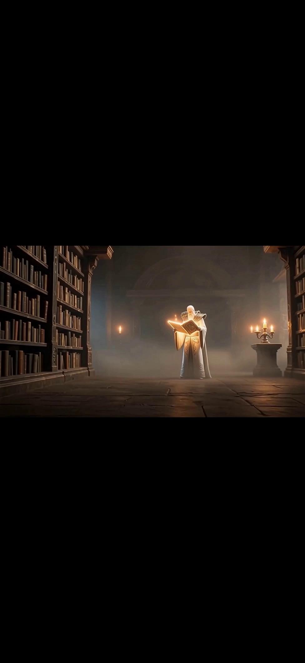 Prompt: Wizard summons a dragon upon reading from his spell book.