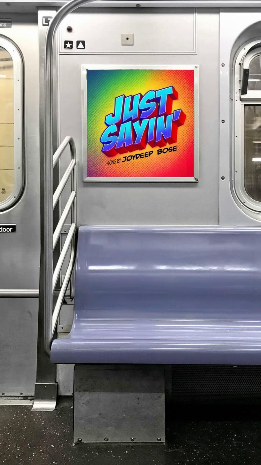 Prompt: handheld camera inside a moving metro. shadows appear and flicker depending on outside light as the metro train passes stations. out of focus people pass by. 