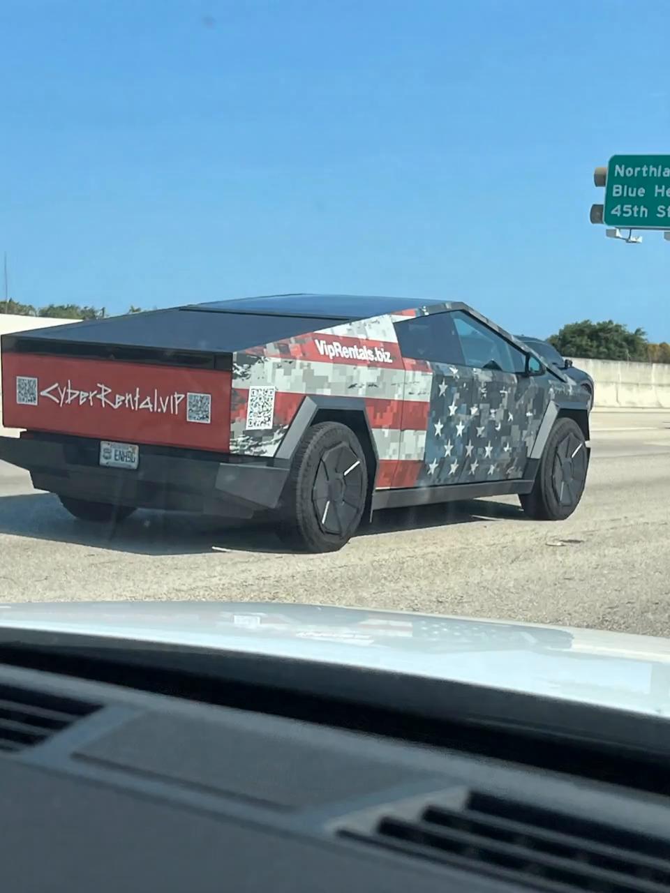 Prompt: doing donuts on Hwy I95