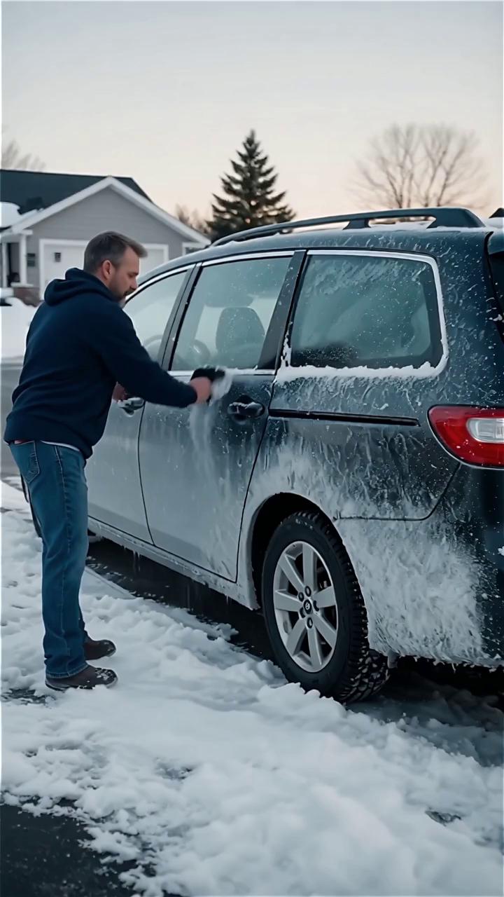Prompt: Realistic cinematic video of Minnesota parents juggling hockey and soccer on a freezing Saturday morning.
Snow on the ground, breath visible in the air.
Dad is scraping ice off a minivan while wearing a hockey hoodie, mom is yelling, “Grab the soccer cleats, not the skates!”
One kid runs past in full hockey gear, another in soccer uniform and winter boots.
Coffee spills, hockey bag falls open, soccer ball rolls into snow.
End with parents shivering on the sidelines, cheering loudly anyway.
Natural cold daylight, handheld camera realism, Midwest suburban vibe, winter tones, warm family comedy mood, ultra-realistic humans, 9:16 portrait, cinematic depth of field.