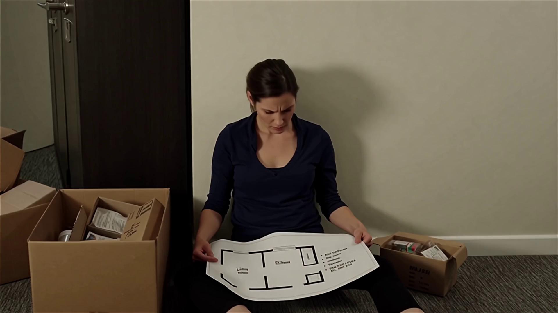 Prompt: Paranormal Mystery called “ THE UNSEEN ROOM” / Short Film
The condo is small, clean, and impersonal.
MARA (34) sits on the floor, surrounded by unpacked boxes. Practical. Tired. The kind of woman who chose “cheap” because she had no choice.
She studies a FLOOR PLAN spread across her lap.
Her brow furrows.
The drawing shows:
•	Living room
•	Kitchen
•	Bedroom
•	Bathroom
A SMALL ROOM OFF THE HALL
She looks up.
The hallway wall is solid. No door. No outline. Nothing.
Mara shrugs it off, folds the paper.
A soft THUMP comes from inside the wall.
She freezes.
Another sound — like a chair being dragged.
Mara presses her ear to the wall.
Silence.
She laughs nervously.
________________________________________ INT. CONDO – BEDROOM – LATER THAT NIGHT
Mara lies awake in bed.
SCRATCHING.
Not violent. Not frantic.
Childlike.
Like crayons against paper.
She sits up, heart pounding.
The sound stops.
________________________________________
INT. CONDO – DAY
Mara speaks with the SUPERINTENDENT (60s) in the hallway.
MARA
There’s a room on the floor plan that doesn’t exist.
The Super squints at the paper.
SUPER
Old blueprints. These buildings change.
MARA
Then what’s behind that wall?
The Super hesitates — just a fraction too long.
SUPER
Insulation. Pipes. Don’t worry about it.
He walks away.
Mara doesn’t move.
INT. CONDO – LIVING ROOM – NIGHT (THIRD NIGHT)
The sounds return.
A CHILD HUMMING.
Soft. Sweet. Off-key.
Mara grips a flashlight and approaches the wall.
She places her palm against it.
The humming stops.
A tiny KNOCK answers her touch.
One. Two.
Like a child asking permission.
Mara pulls her hand back, shaken.
________________________________________
INT. CONDO – HALLWAY – NEXT DAY
