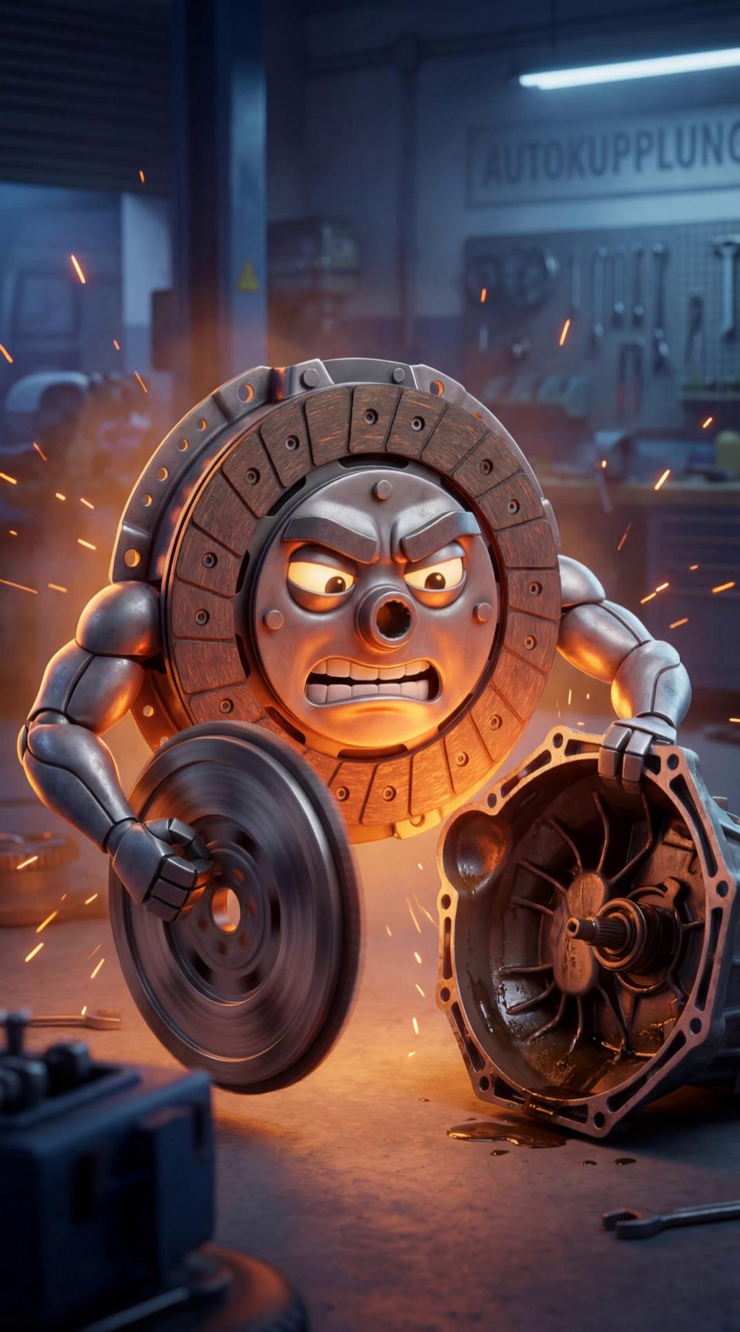 Prompt: I’m the reason your car moves smoothly.
Ride me too long, and I burn.
Dump me too fast, and I scream.
Respect the balance — I live on friction.