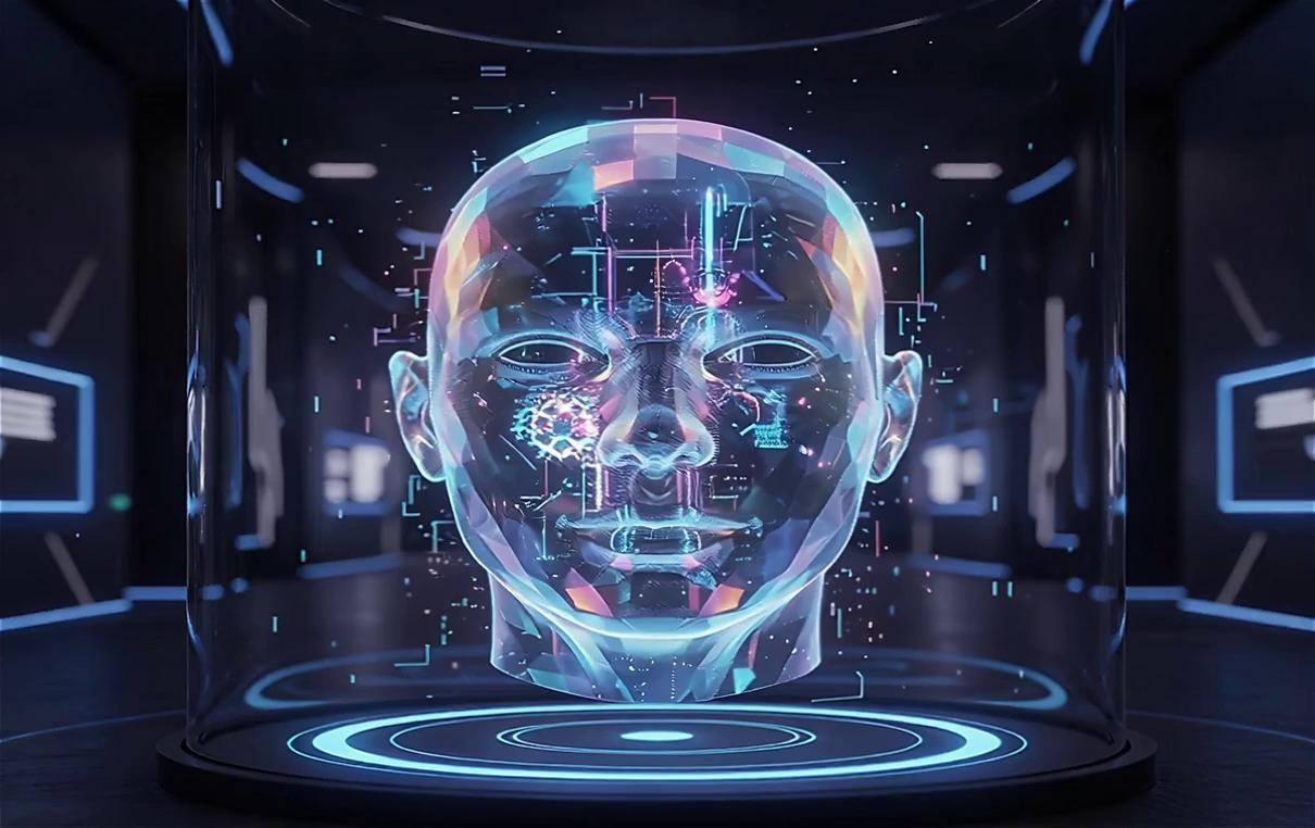 Prompt: Rotate as holographic image