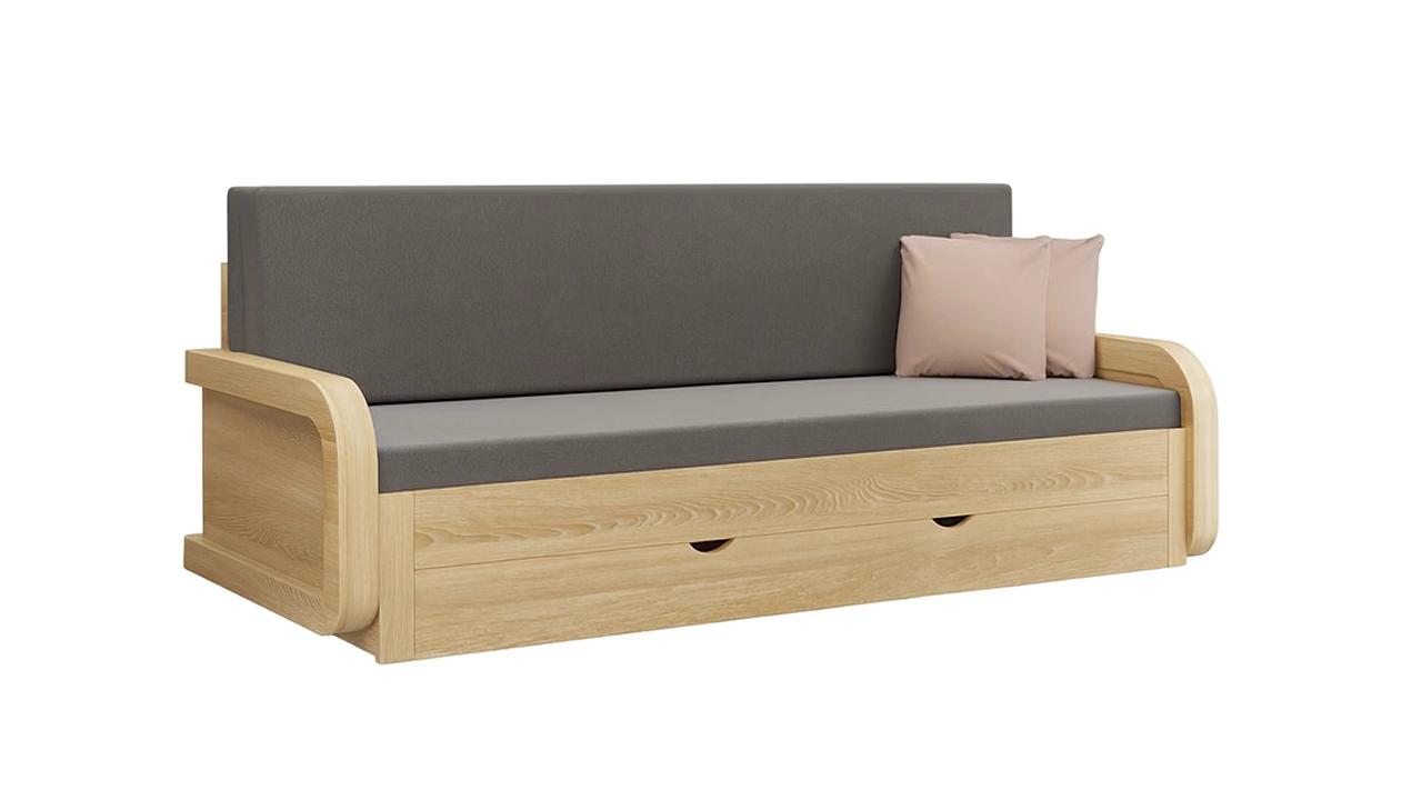 Prompt: {
  "prompt": "Create a cinematic vertical b-roll video from the provided image of a modern wooden sofa bed. Keep the exact shape and structure of the sofa bed unchanged. Start with a wide front shot that smoothly zooms in. Then pan across the wooden armrest and drawer details to highlight craftsmanship. Add a soft light glow effect to make the cushions look cozy and inviting. Finish with a smooth zoom-out to show the entire sofa bed again. The style should be modern, clean, minimal, and elegant, with warm natural lighting. This should look like a professional TikTok product promo.",
  "duration": "8s",
  "aspect_ratio": "9:16",
  "style": "cinematic, product promo, minimal, warm lighting",
  "camera_movements": ["slow zoom-in", "pan across details", "smooth zoom-out"],
  "constraints": "Do not alter or change the shape, proportions, or design of the sofa bed."
}
