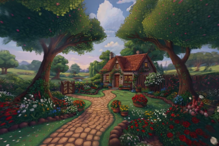 Charming Garden Path Cottage