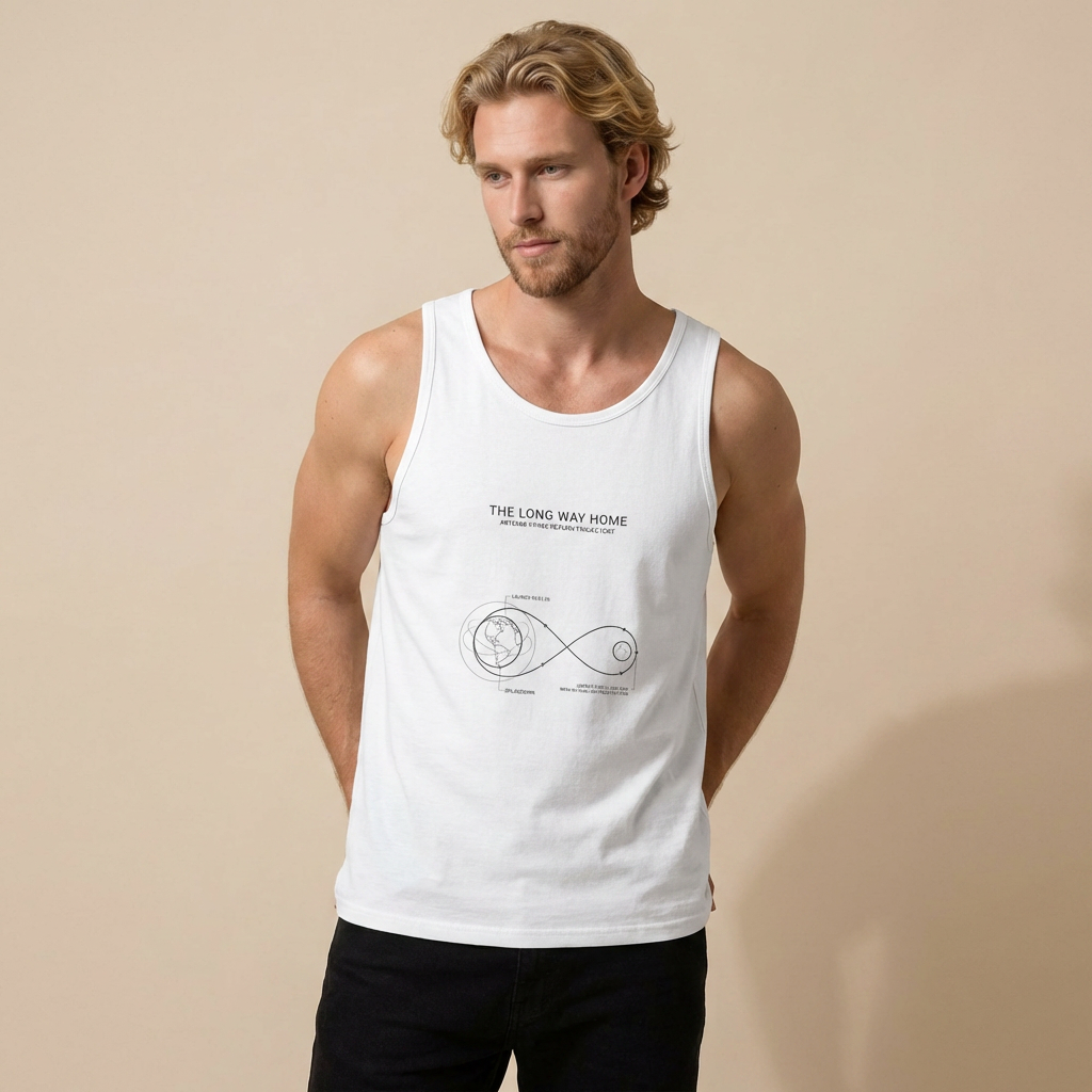 Modelo vestindo The Long Way Home