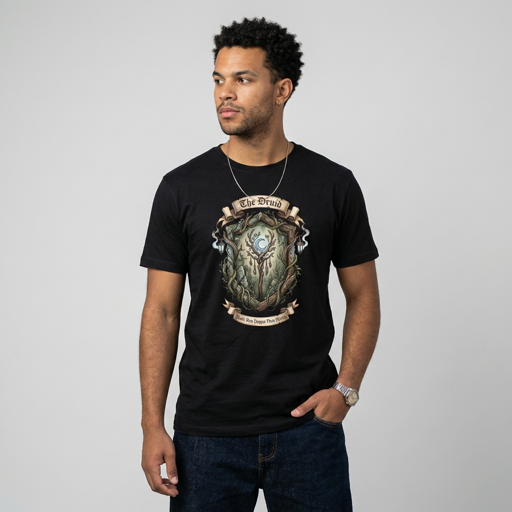 Modelo vestindo Cozy & Cursed - The Druid