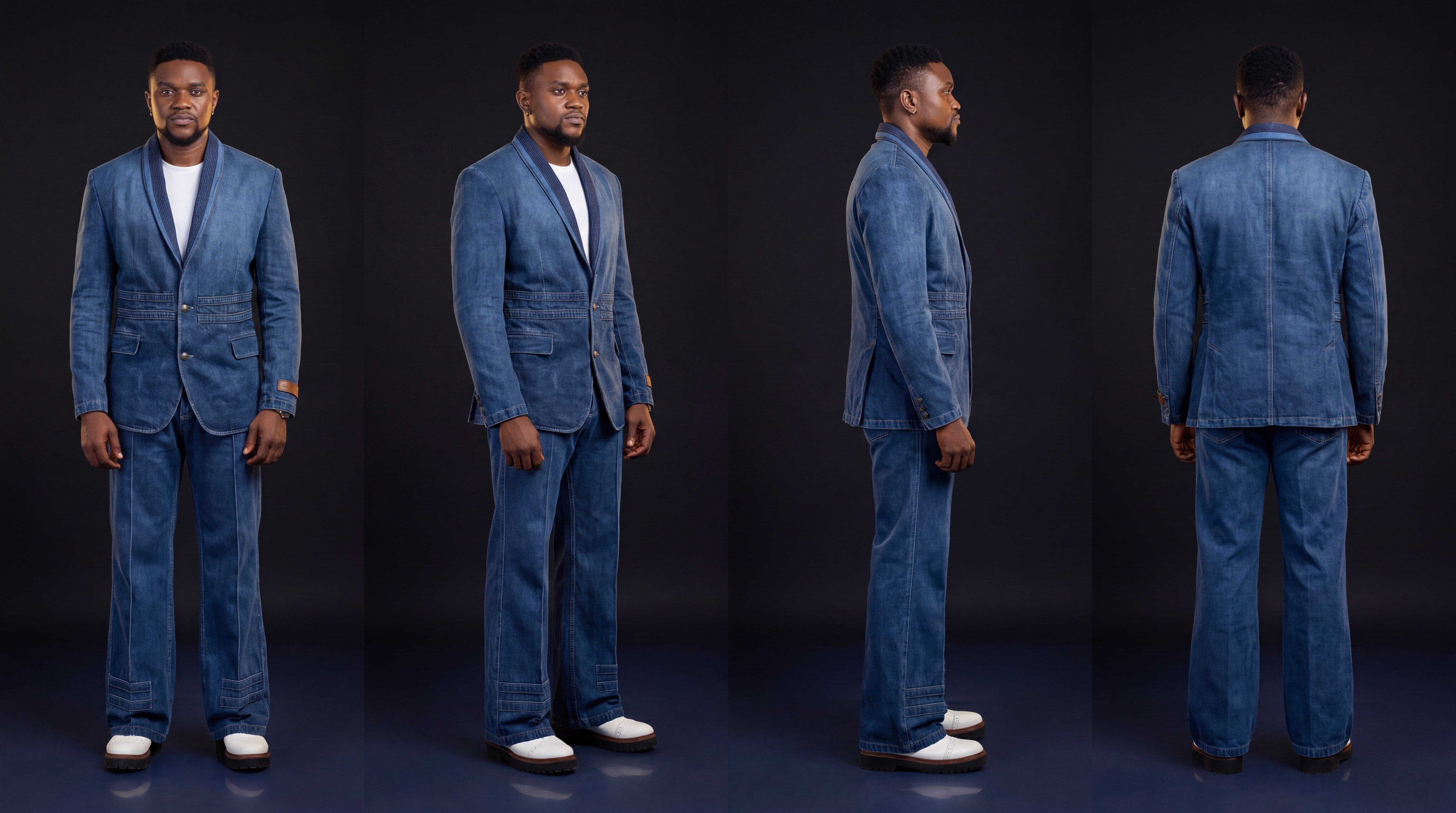Búlux Indigo Architect front, quarter, side and back views