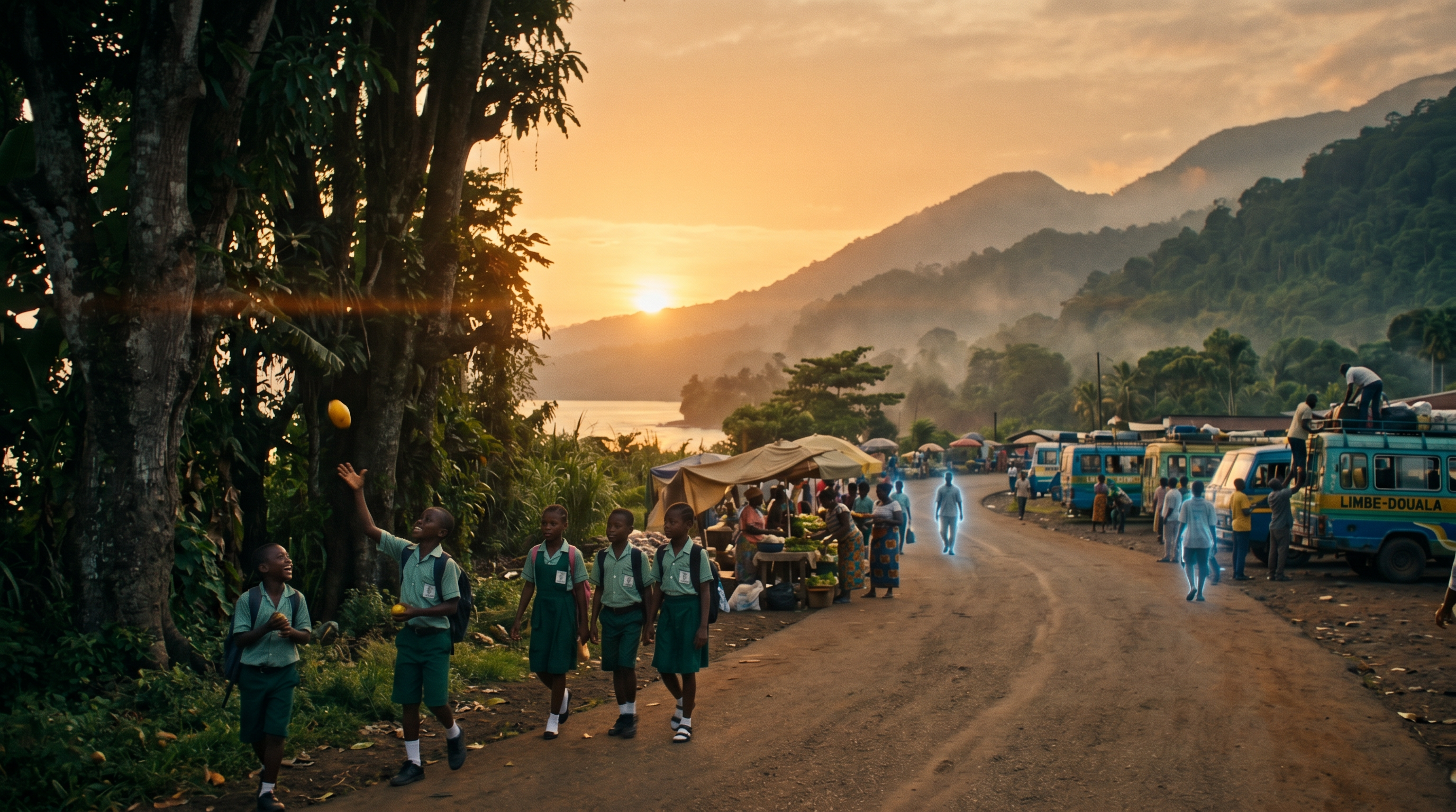 Limbe at dawn