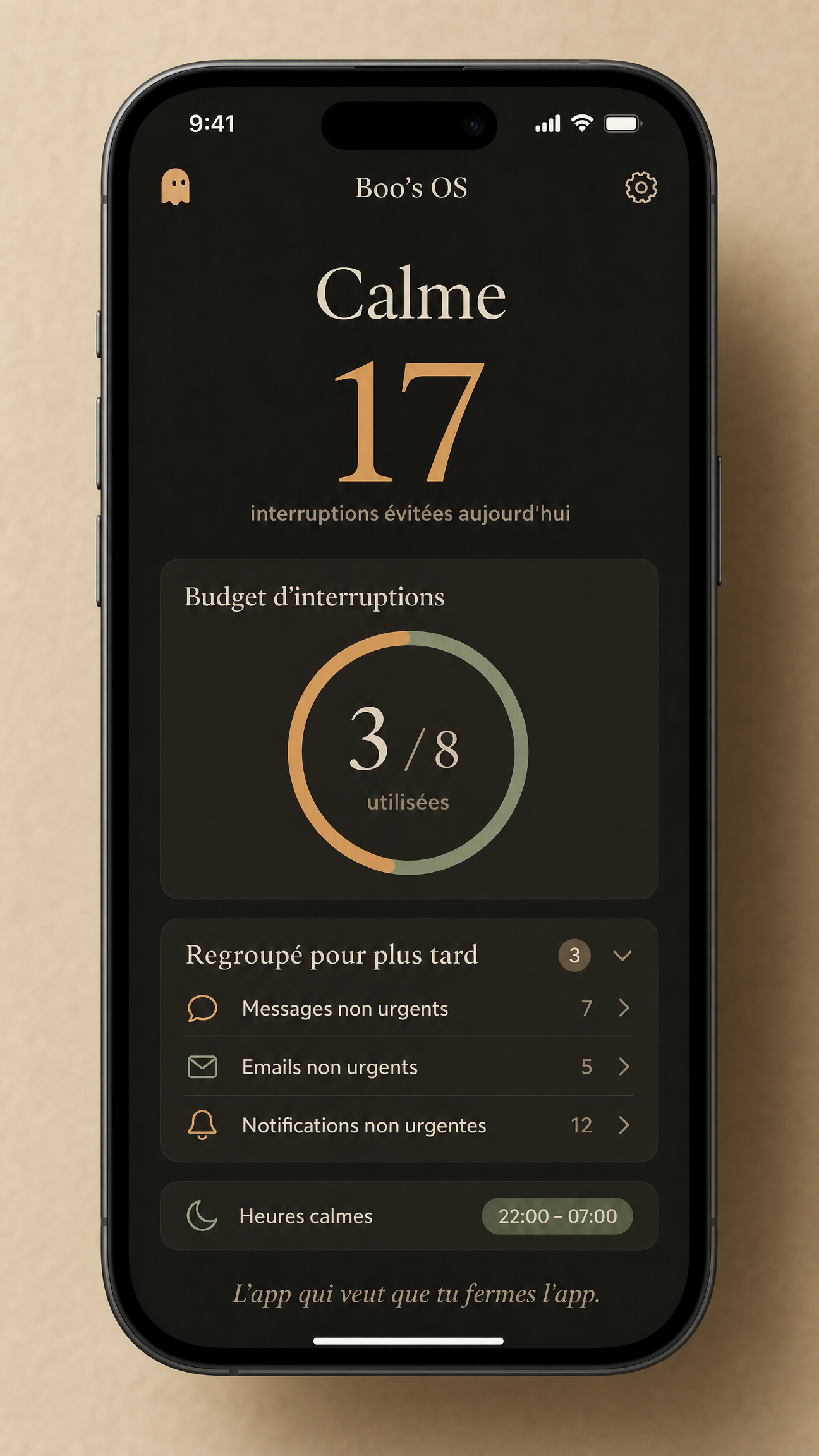 L’app qui veut que tu fermes l’app.