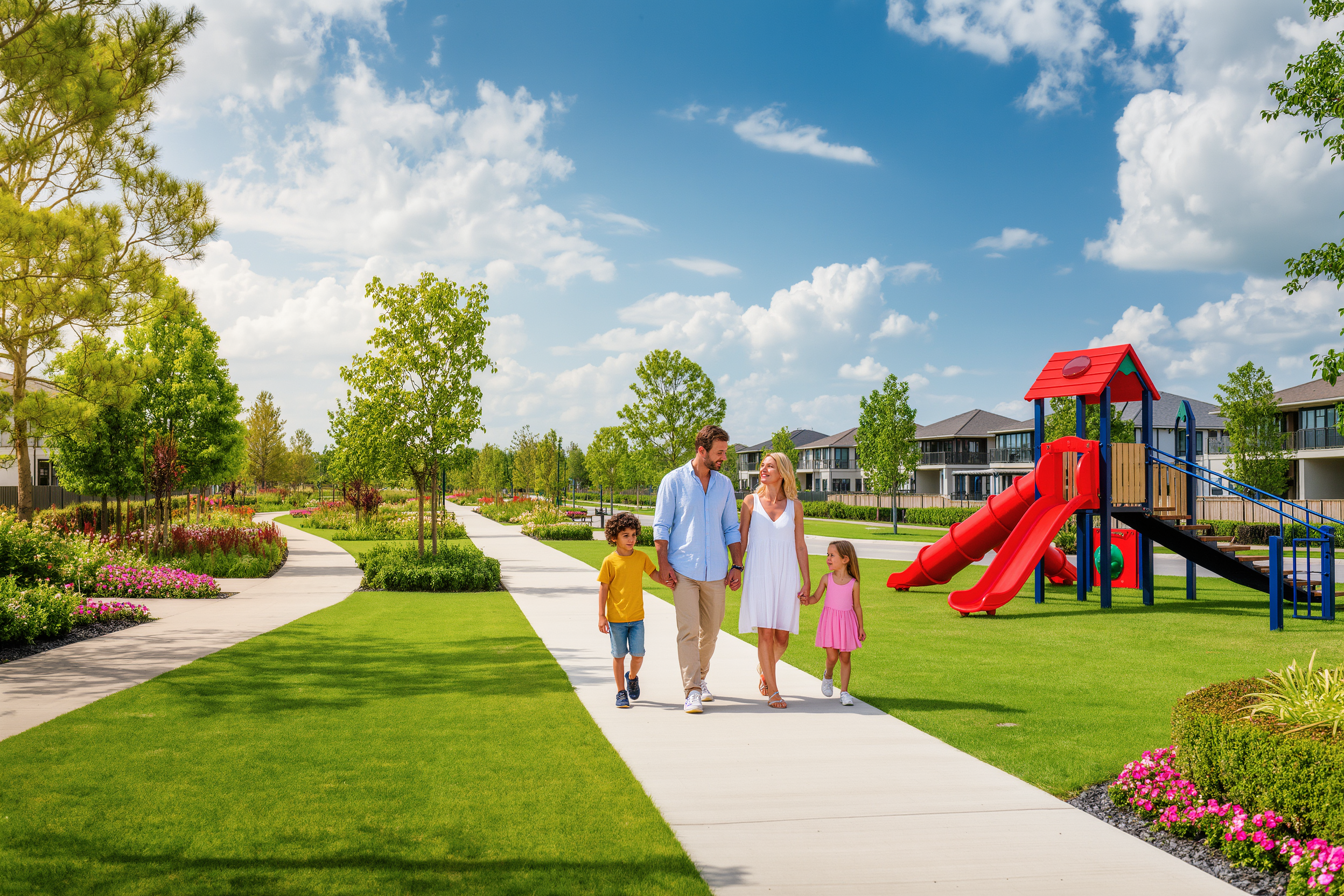 New homes and families — Greenvale West