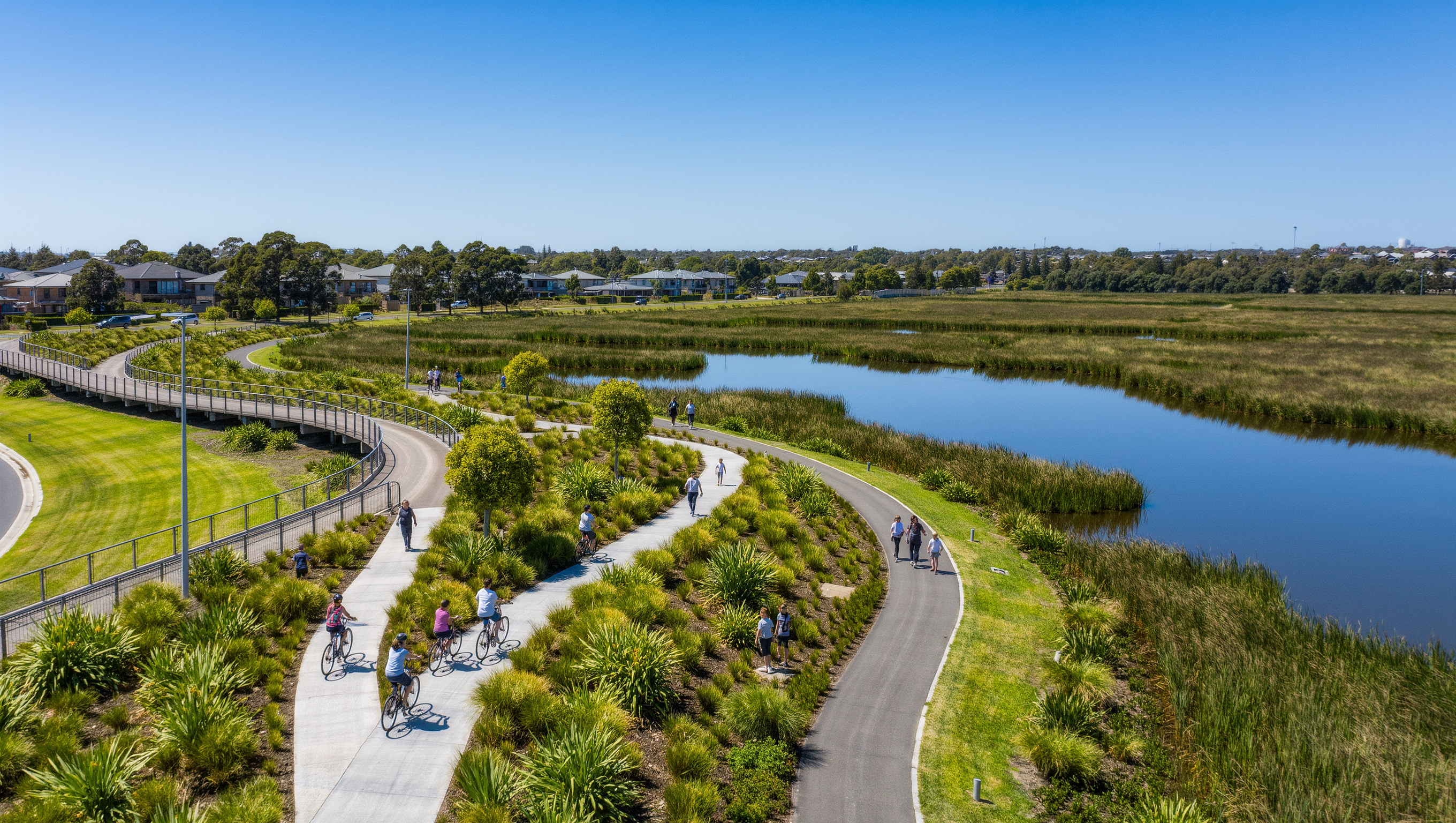 Creek and park network — Greenvale West