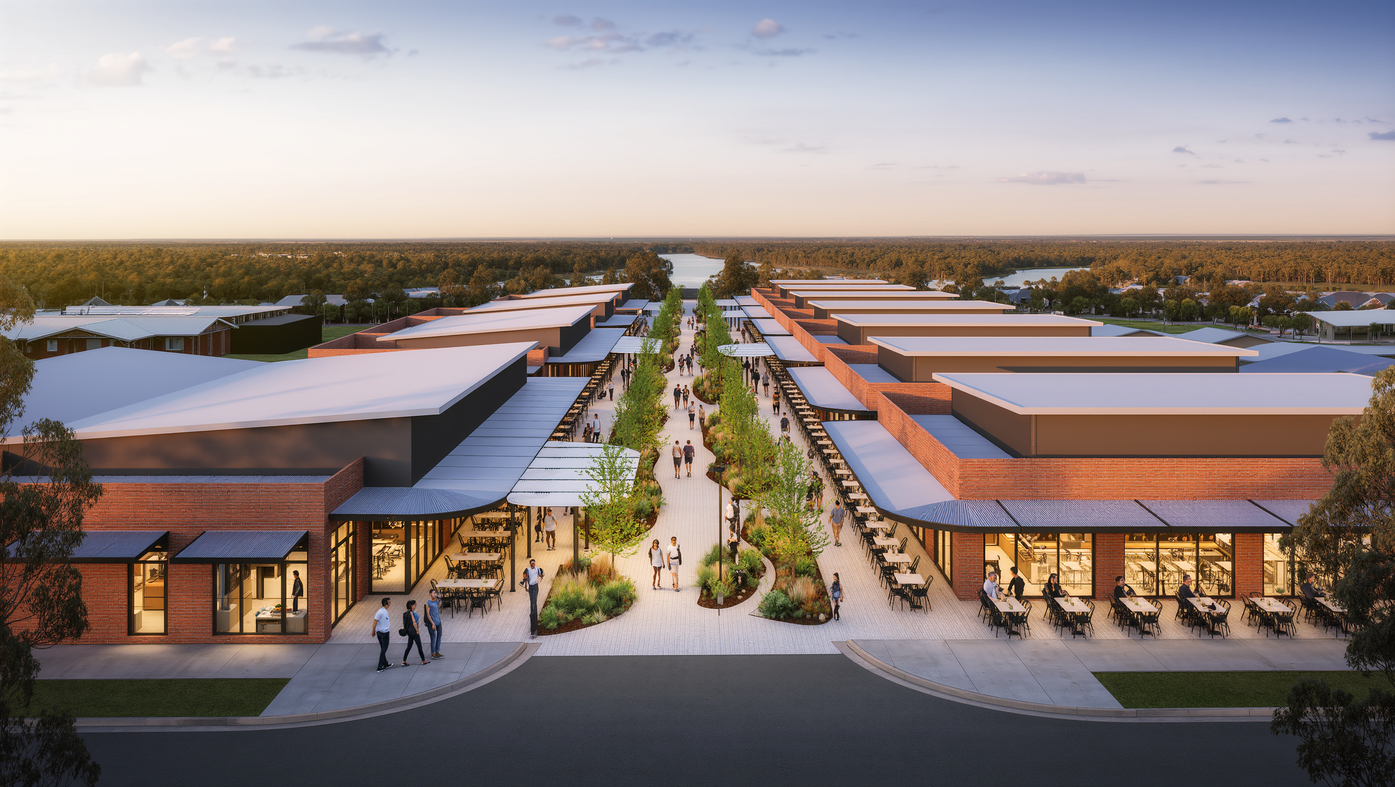 Future town centre streetscape, Western Geelong