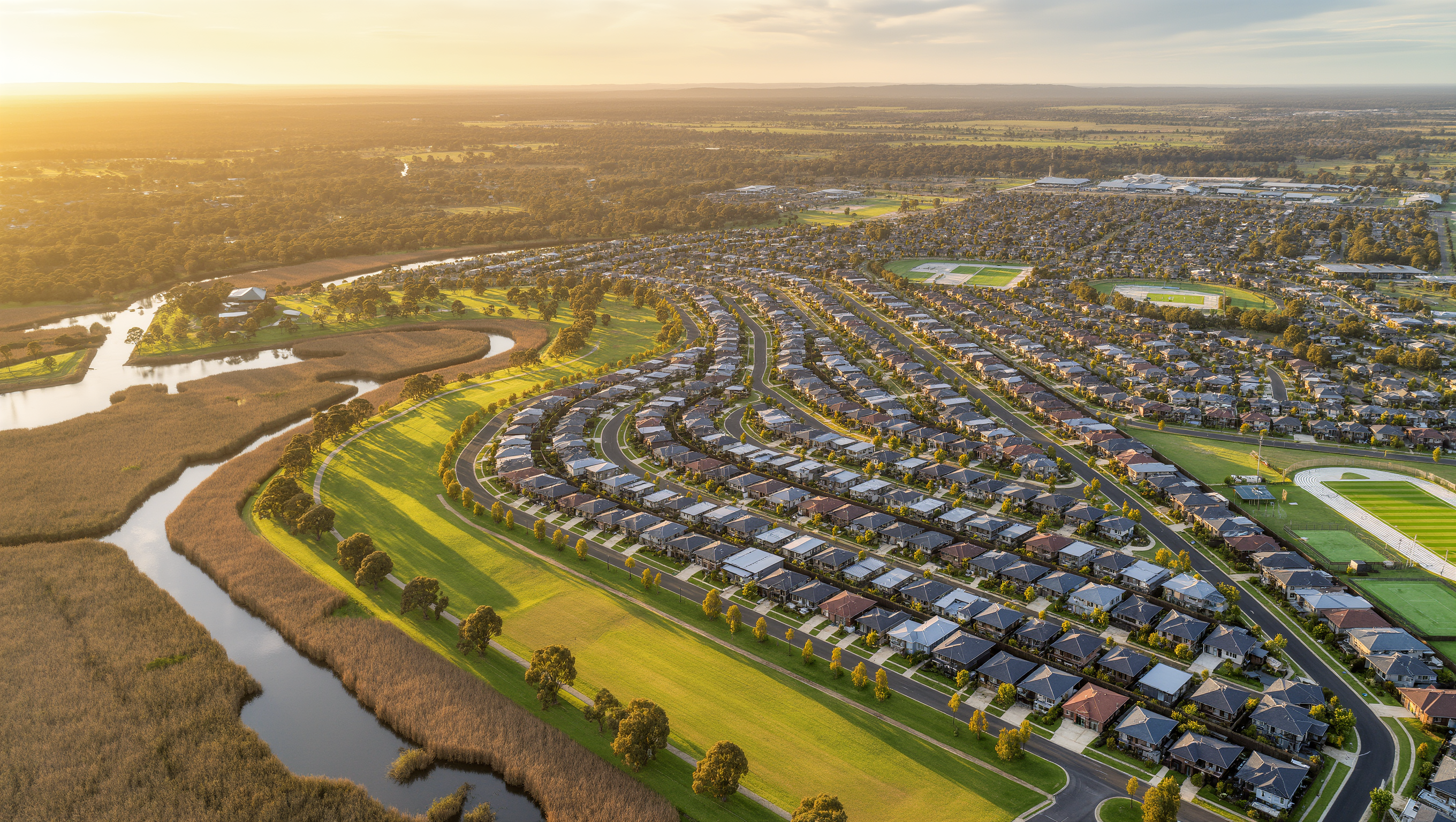 Aerial impression of Epping North East