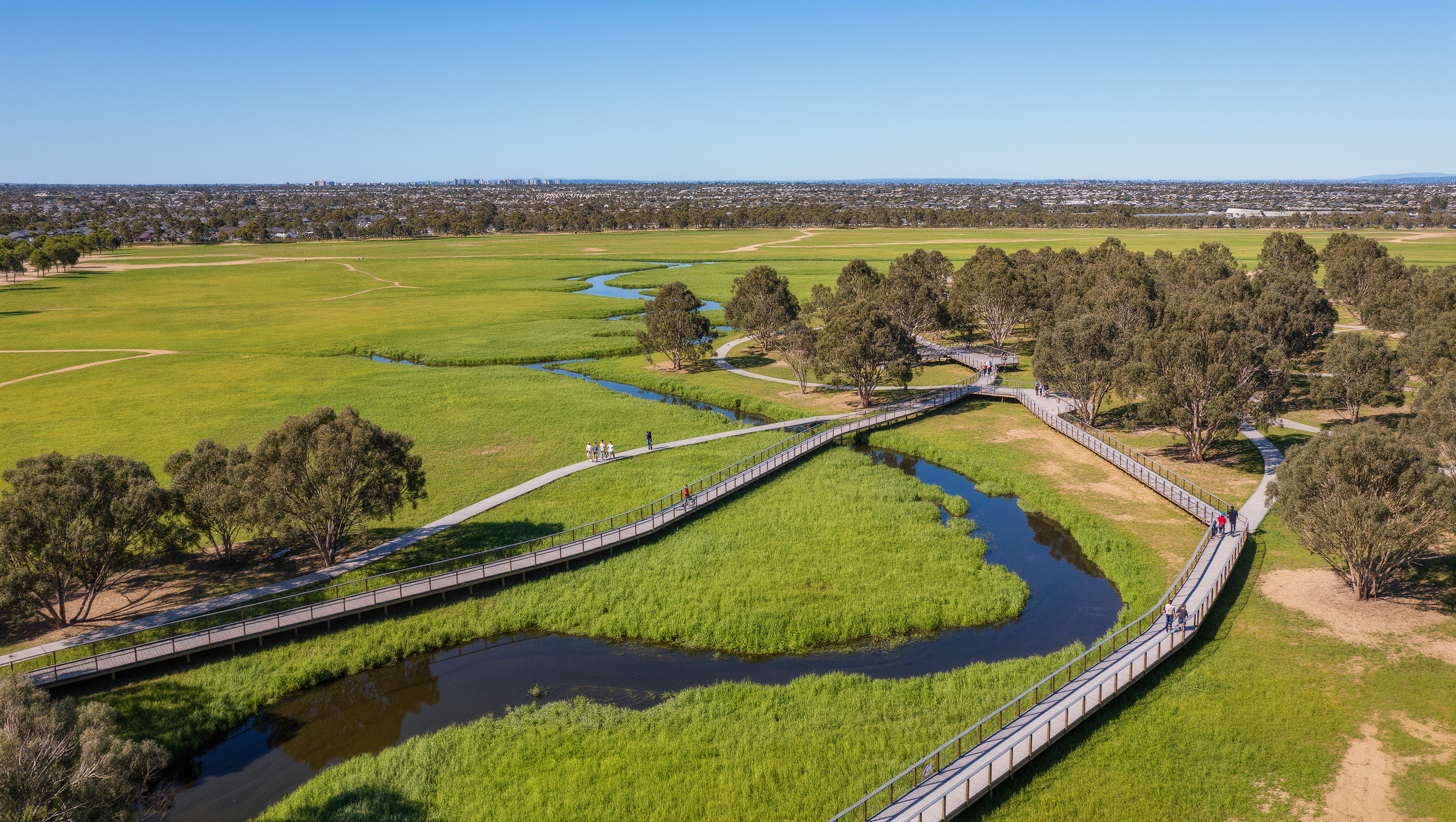 Open parkland vista — Toolern Park