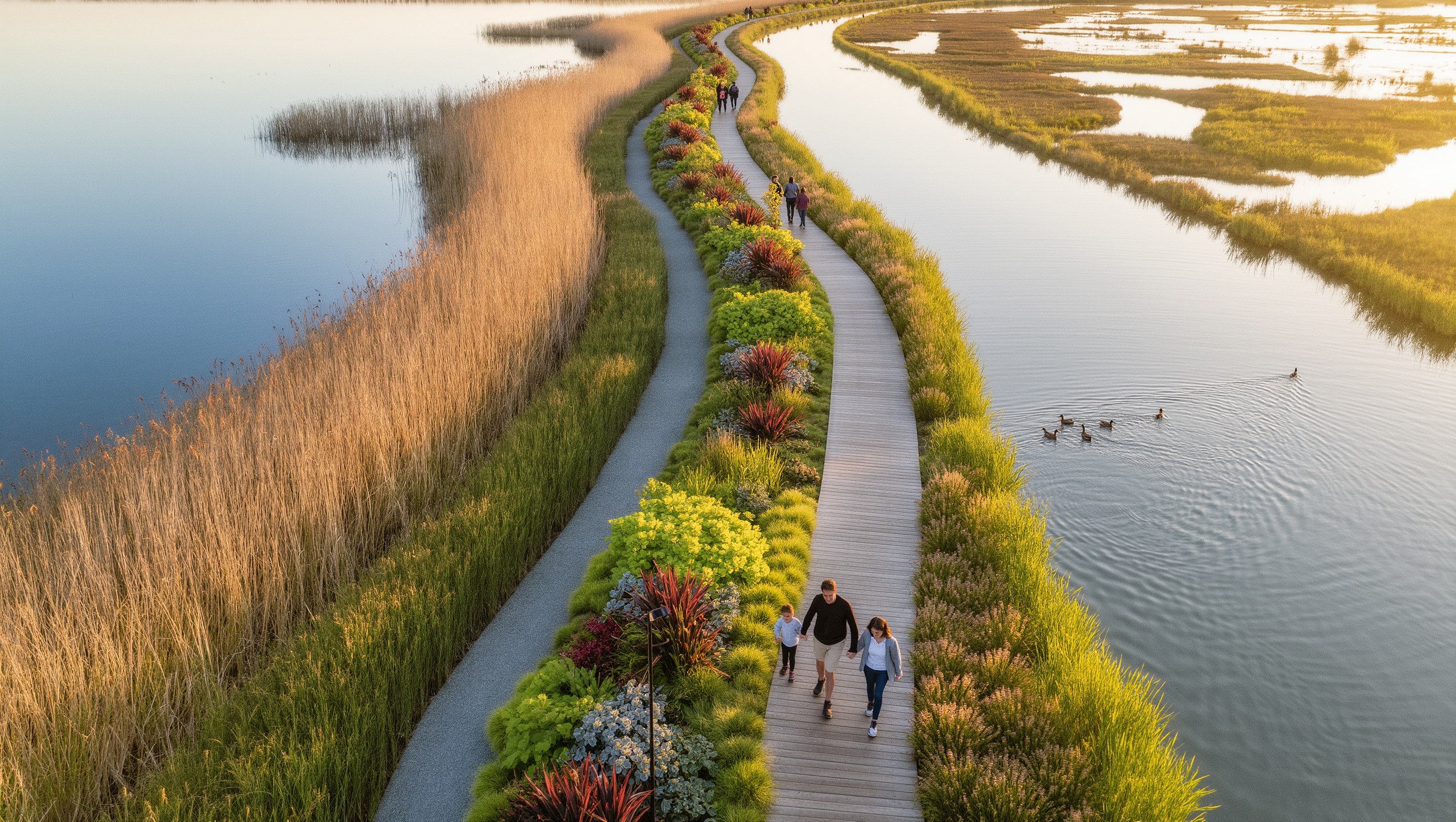 Creek corridor and parkland — Clyde East