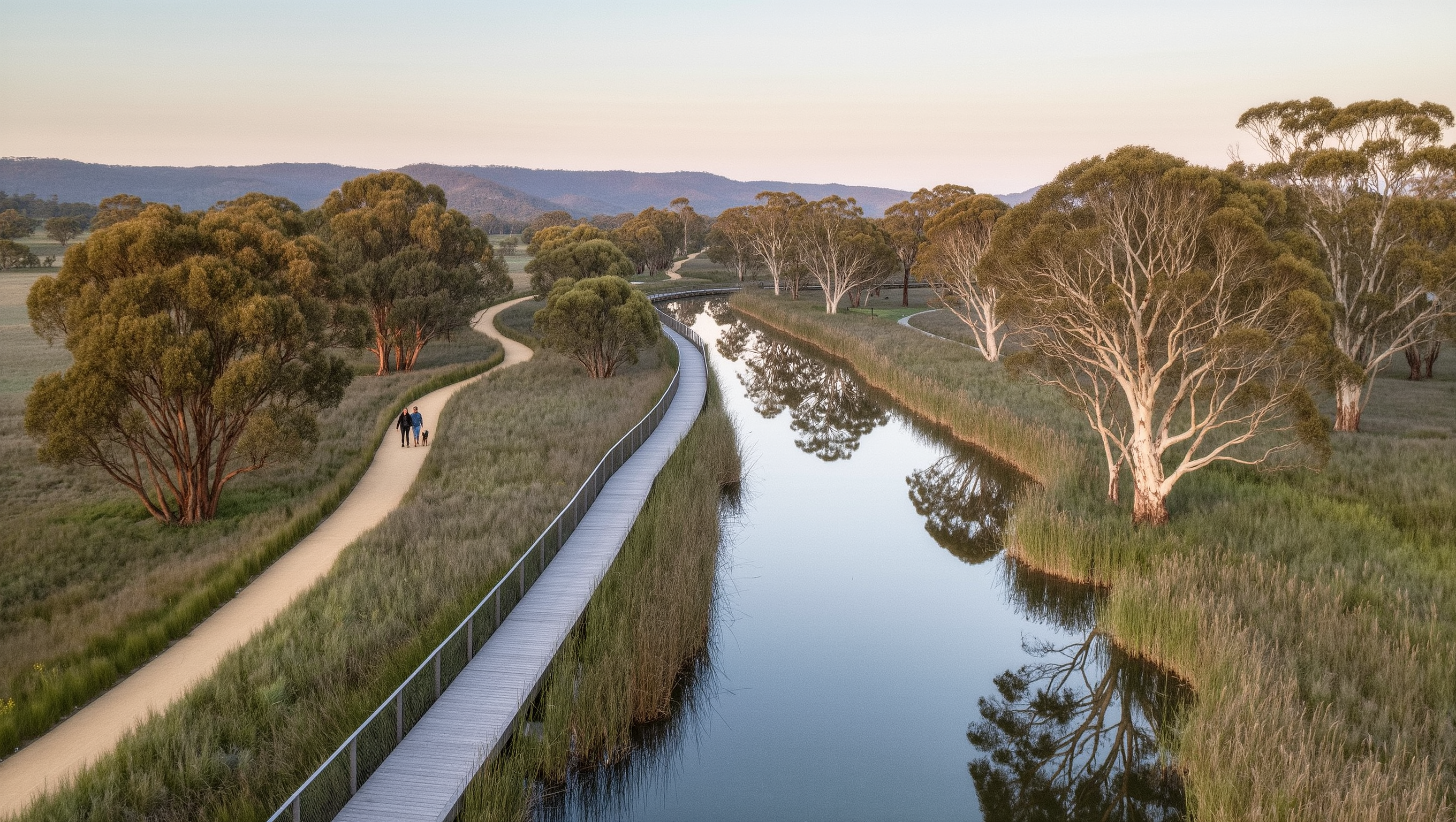 Creek and parkland — Sunbury South
