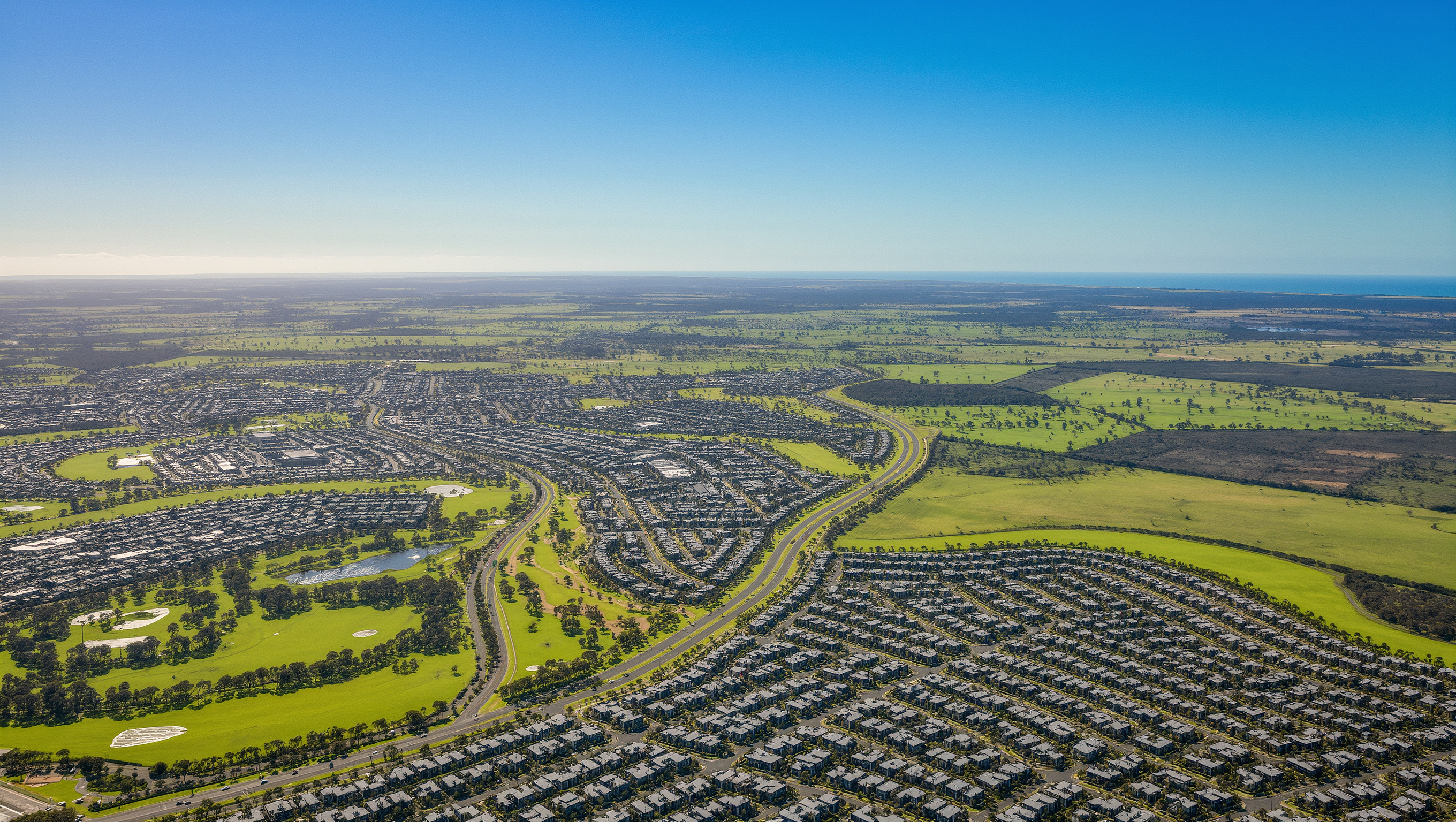Aerial artist's impression of Lockerbie North