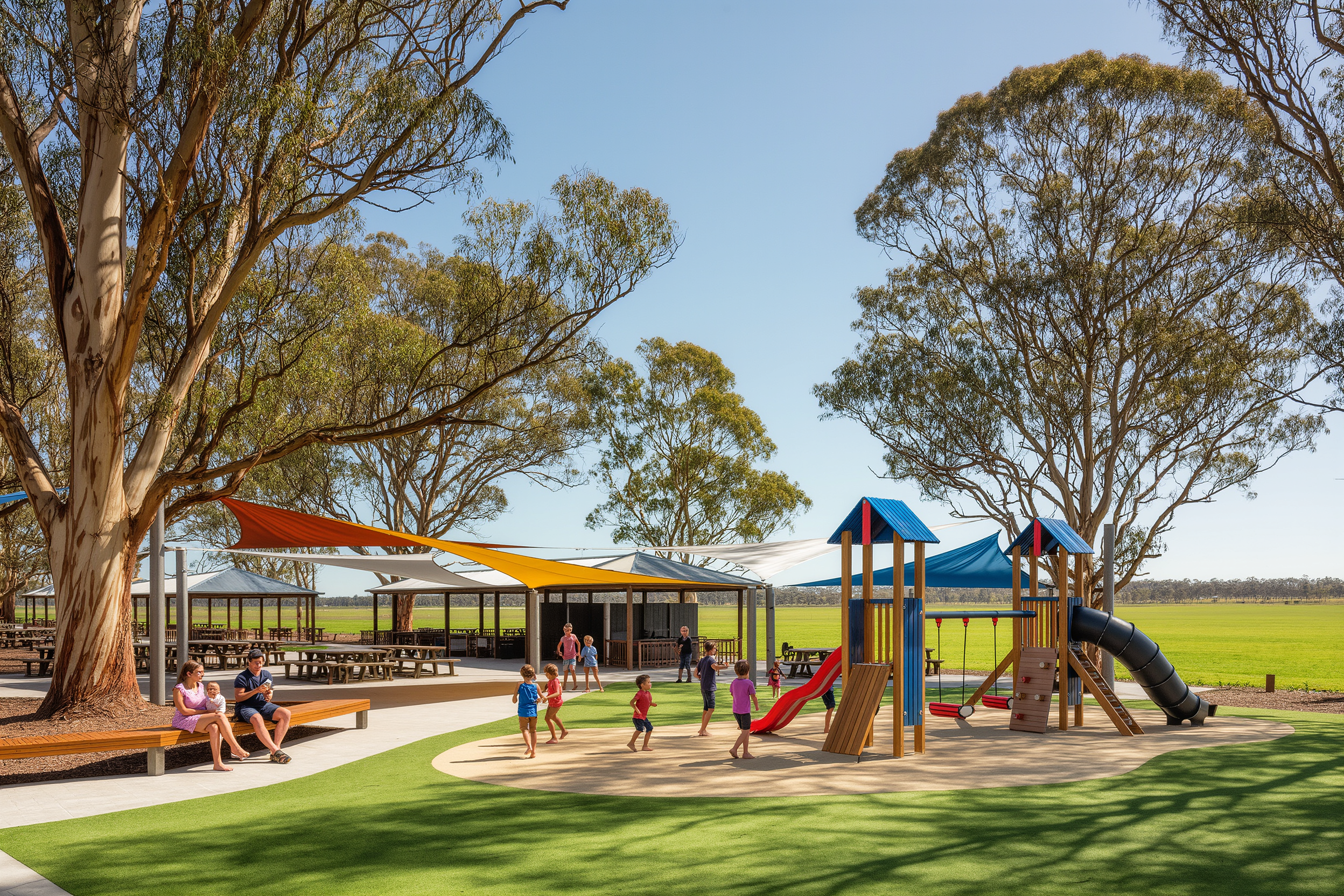 Playground in Melton West — Artist's impression