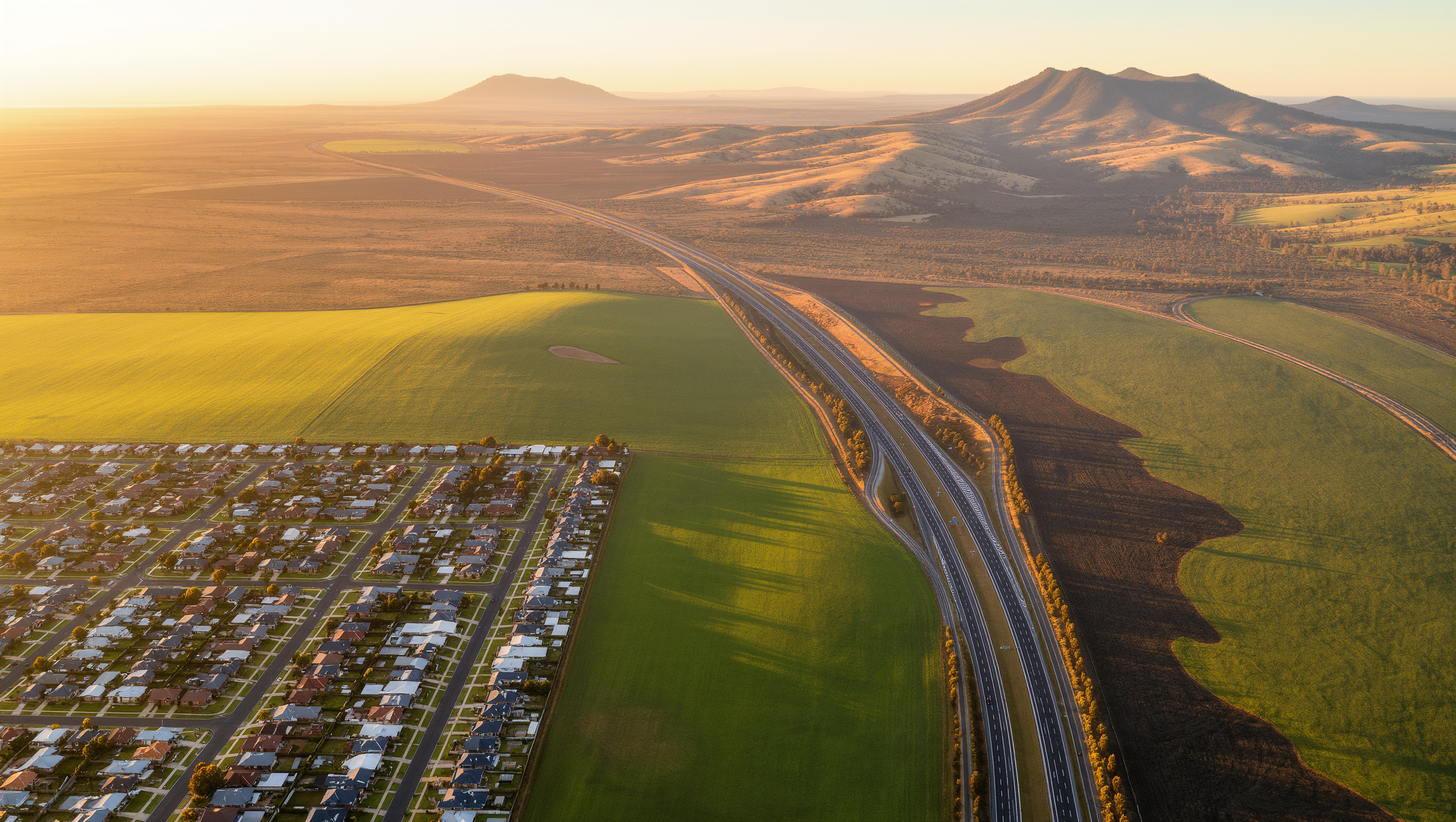Aerial view — Beveridge North East