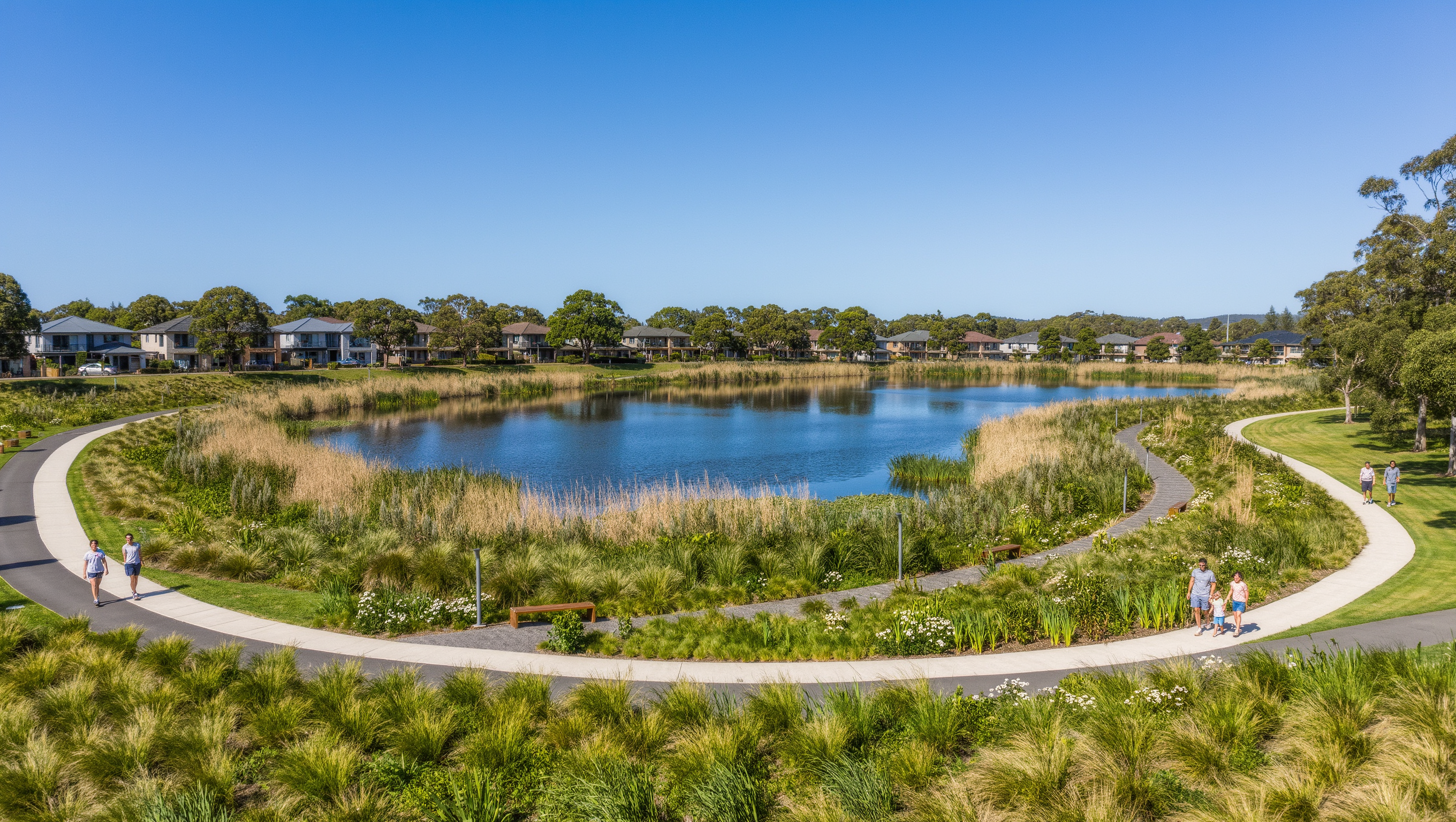 Creek and open parkland — Taylors Hill West