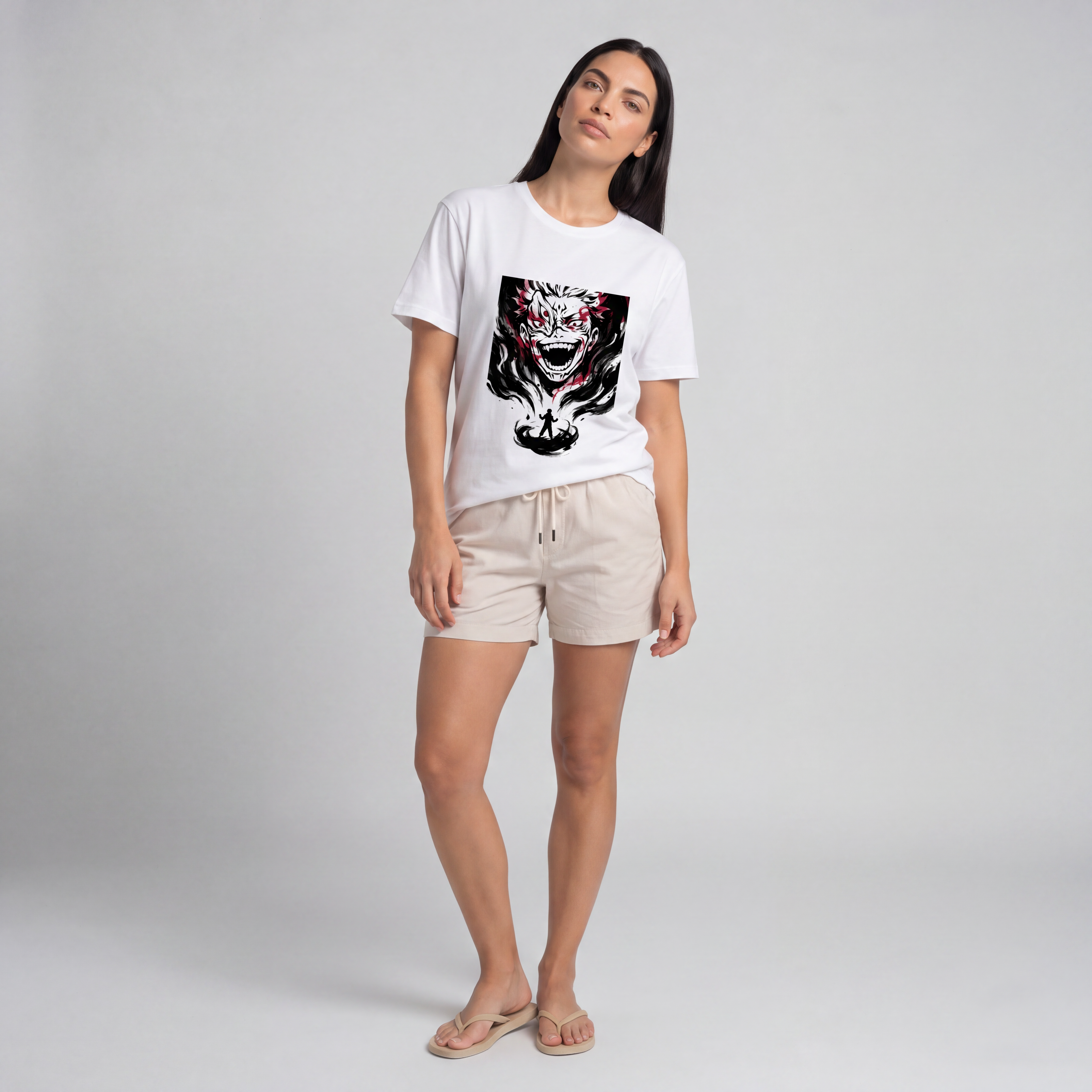 Modelo vestindo Evil Looming - Beneath the Curse