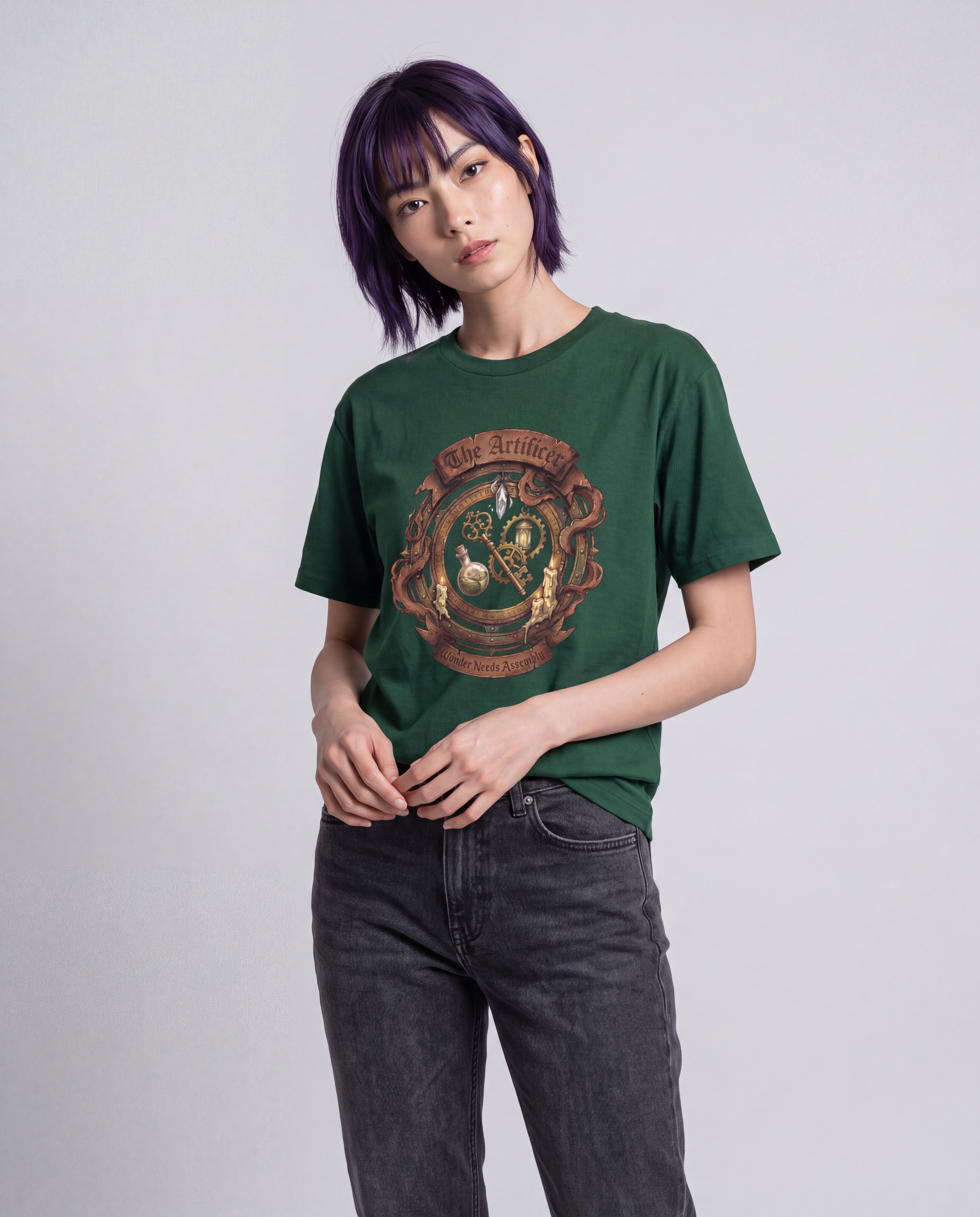 Modelo vestindo Cozy & Cursed - The Artificer