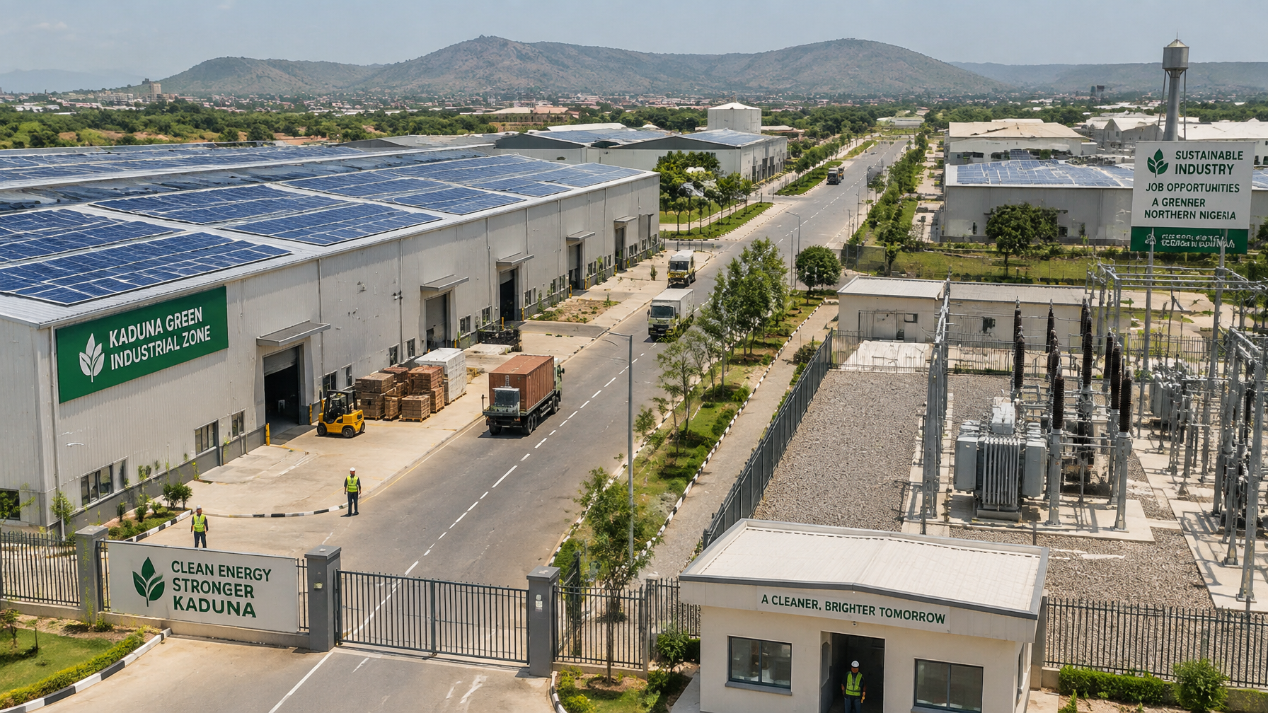Clean air industrial zone with solar - Kaduna GEZ Clean industrial zone with solar rooftops Kaduna Green Economic Zone