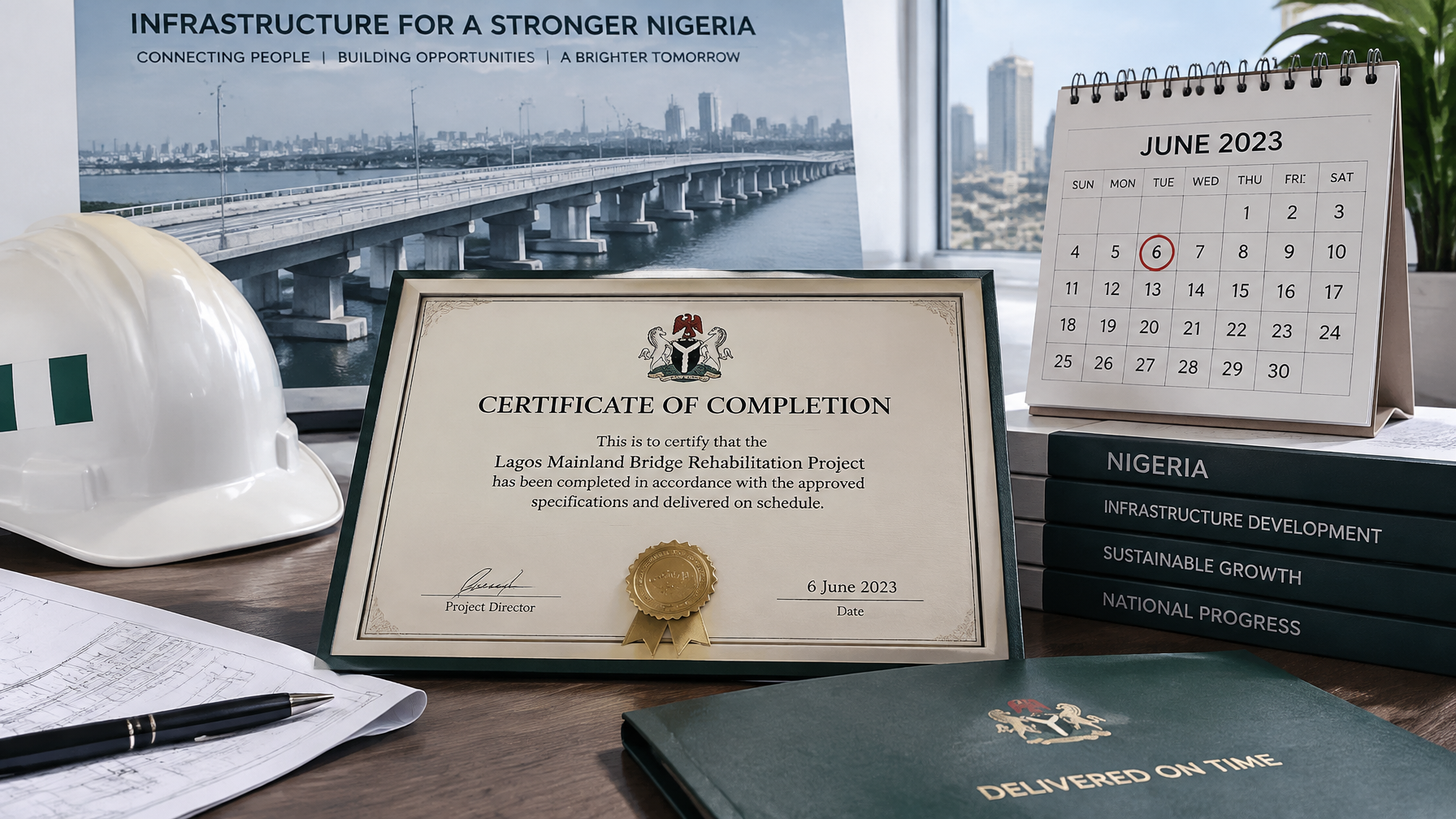 On-time delivery Sabon Gari 6 June 2023 On-time delivery certificate 6 June 2023 Sabon Gari