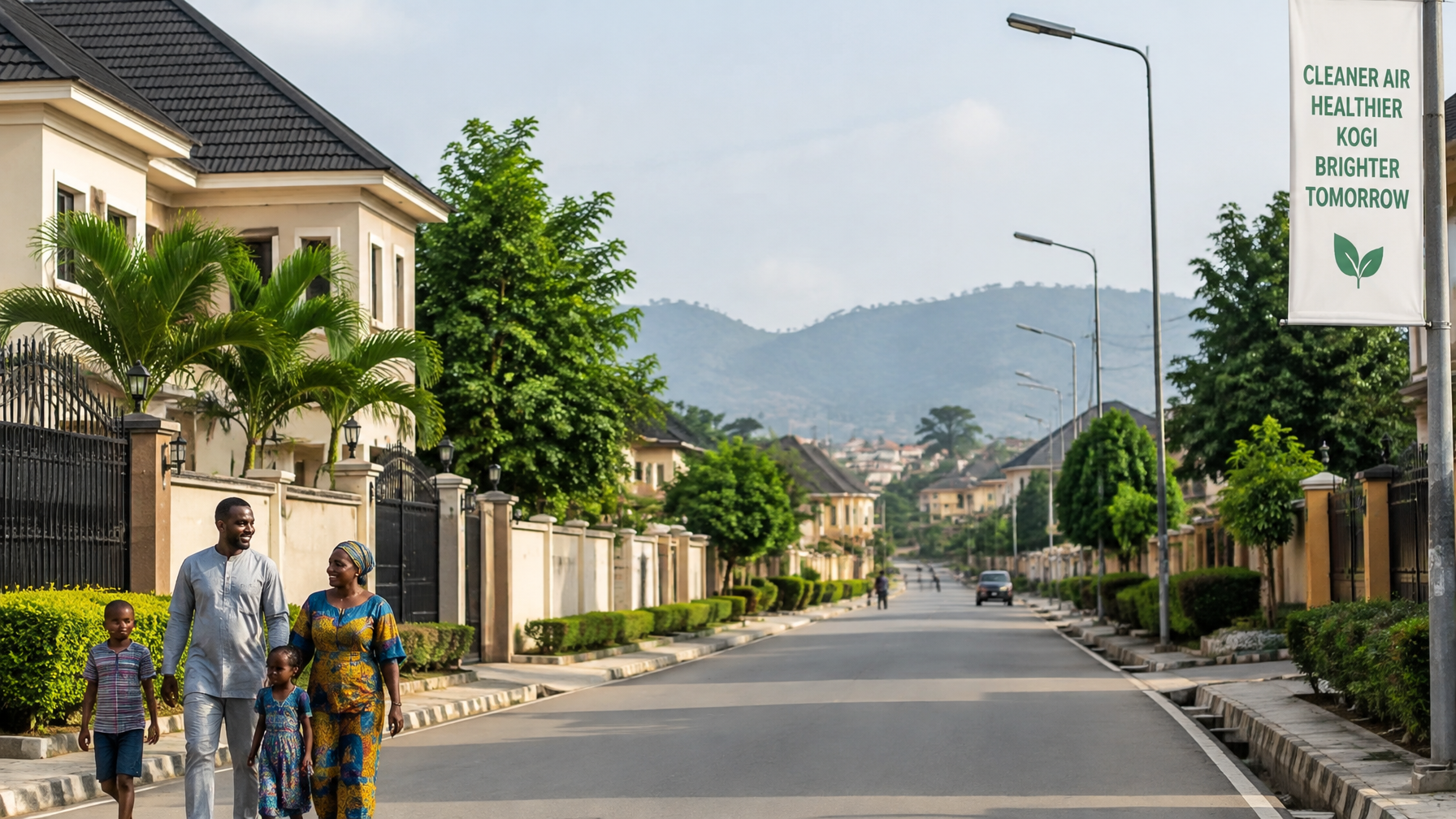 Cleaner air Kabba fewer generators Cleaner air quieter neighborhoods Kogi fewer generators