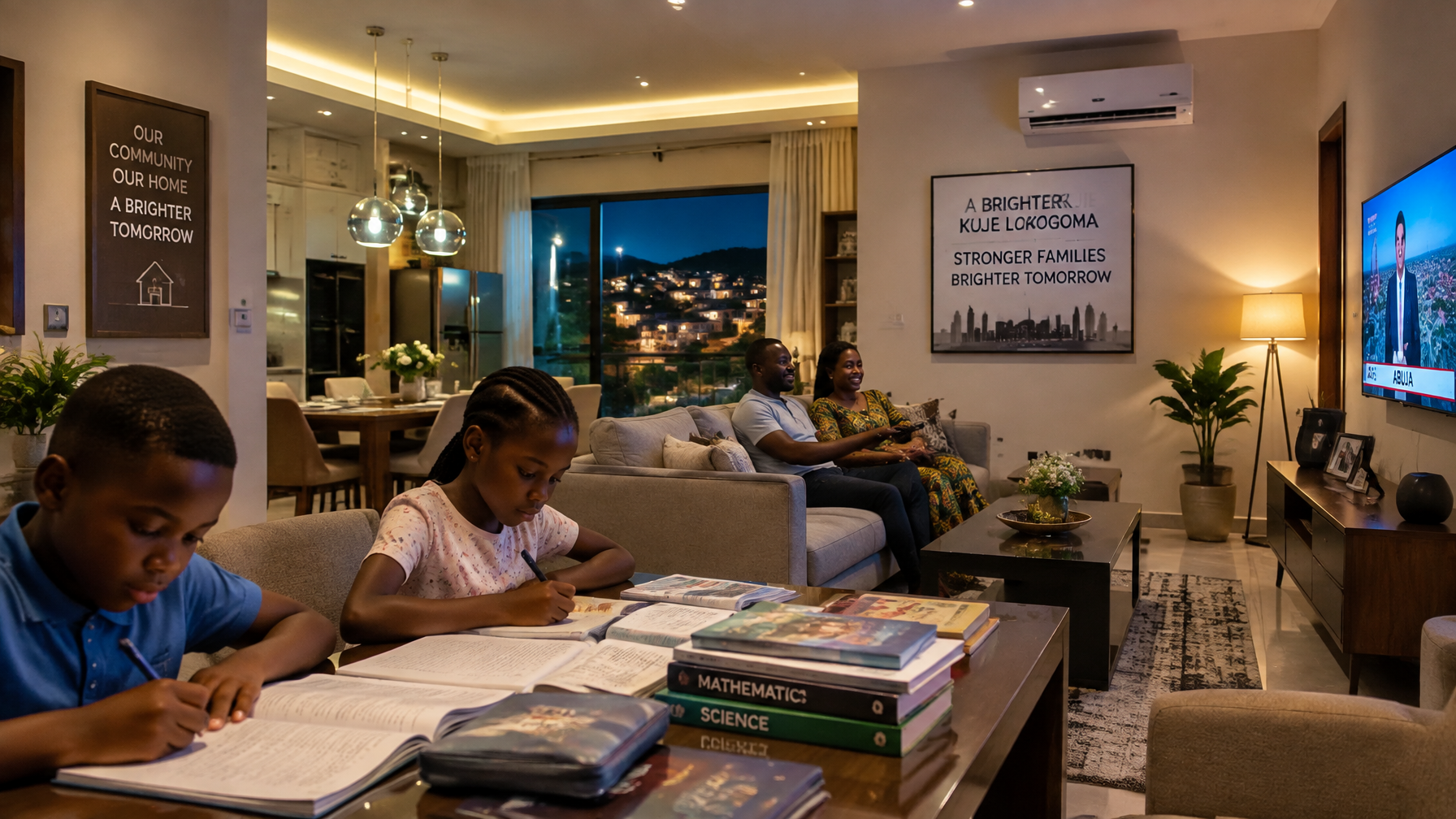 Reliable power at home Abuja Abuja families reliable power evening study Kuje Wumba