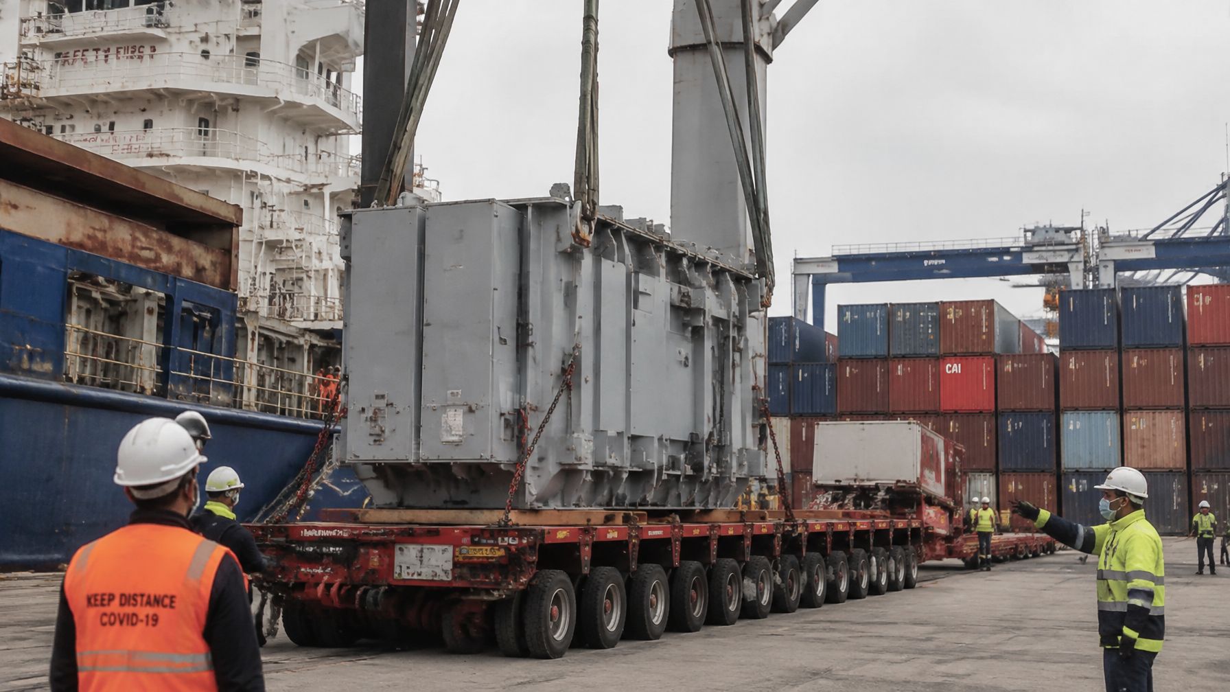 Delivering through pandemic Kuje Wumba COVID-19 pandemic supply chain delivering transformers