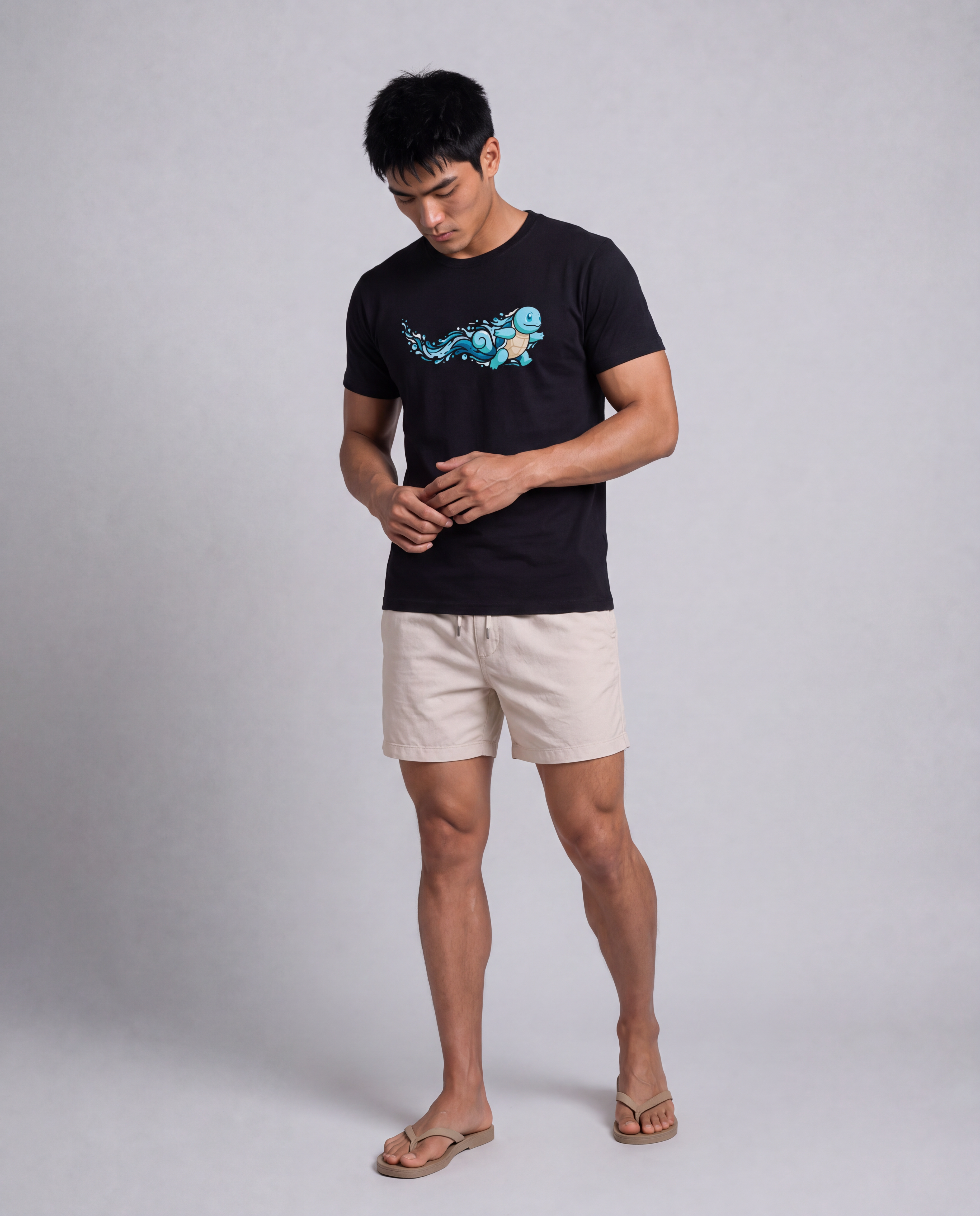 Modelo vestindo Pocket Momentum - Squirtle