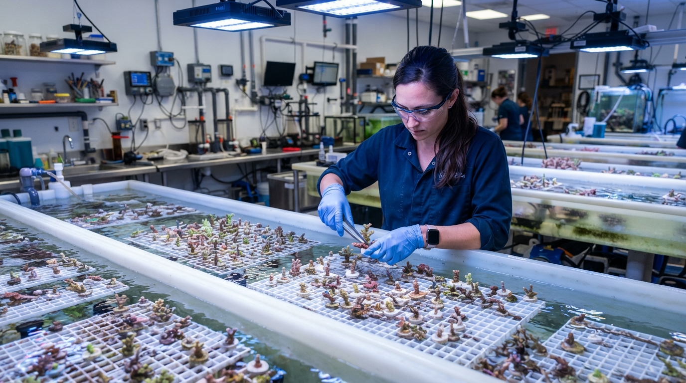 Coral Propagation and Fragmentation Labs: Back-of-House Aquaculture for Exhibits