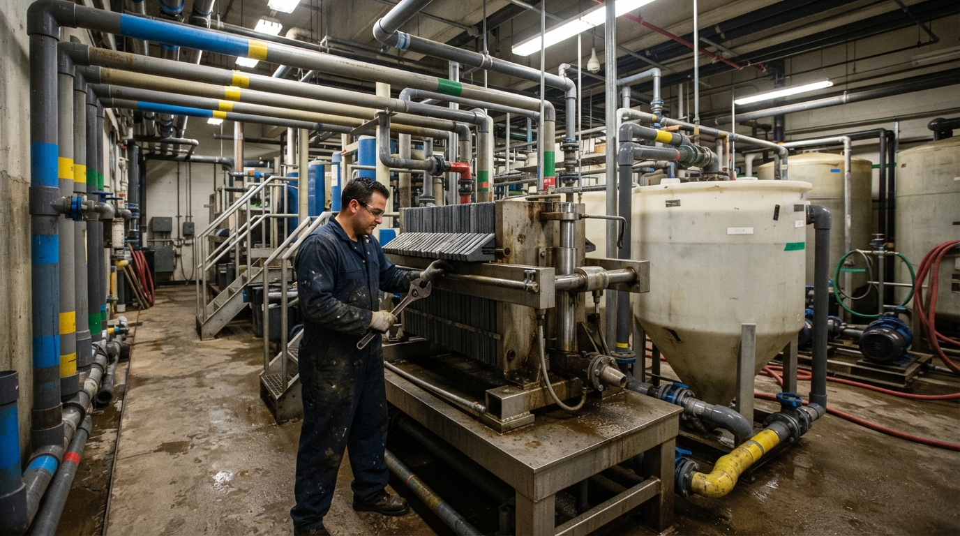 Waste and Sludge Management in Aquarium Life Support Systems