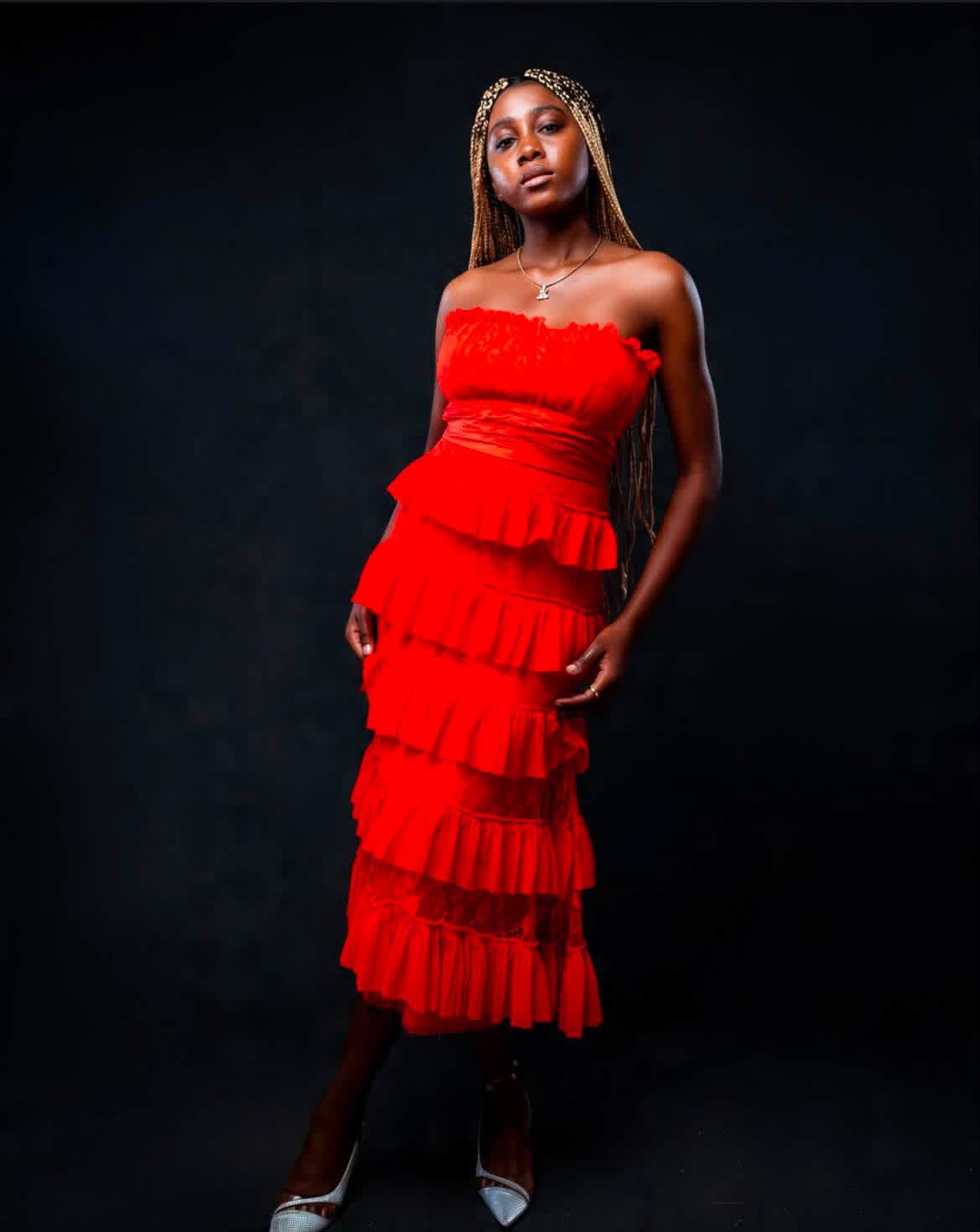Leïla Shon Logan Mbazoghe Oniane en portrait mode.